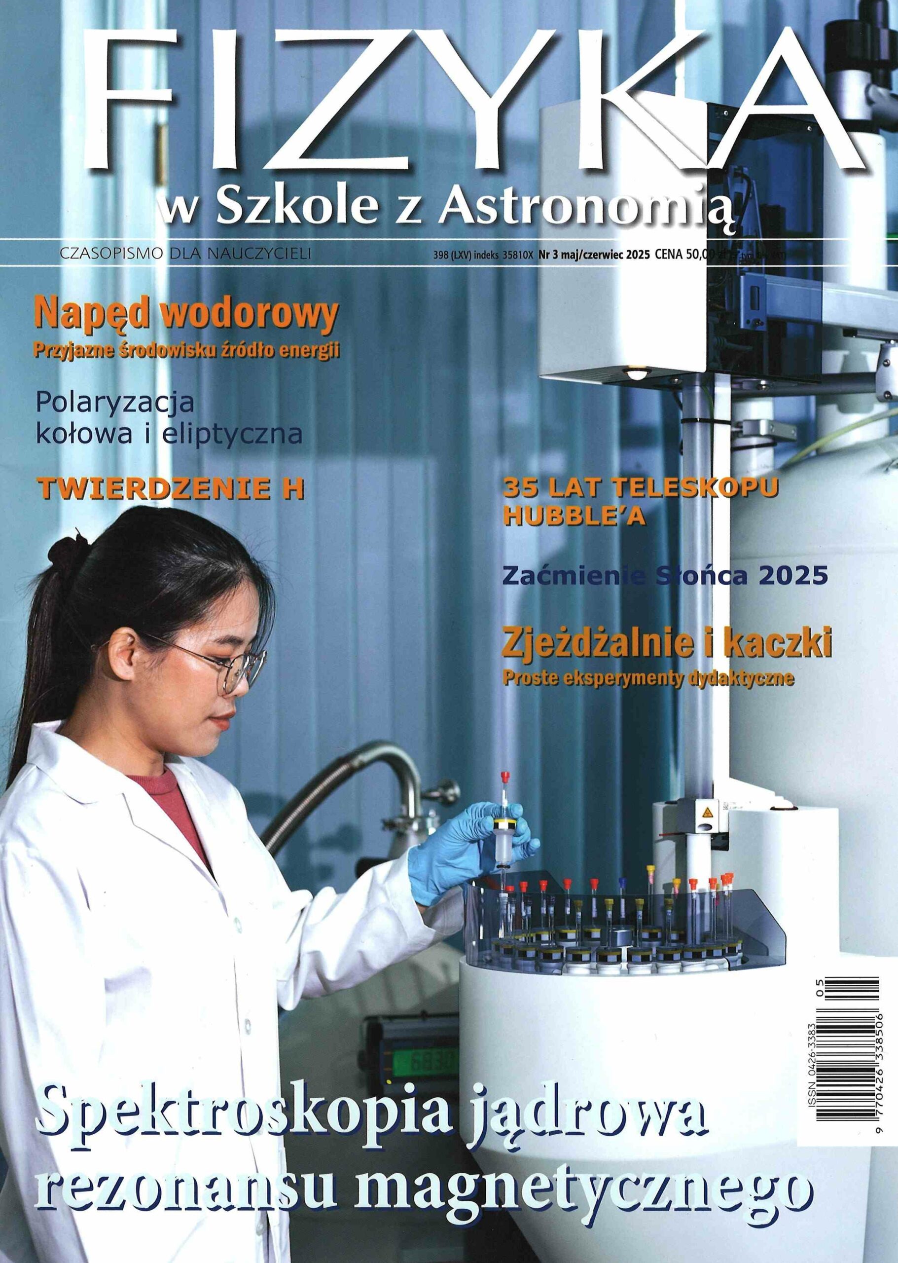 okładka czasopisma Fizyka w Szkole nr 3/2025