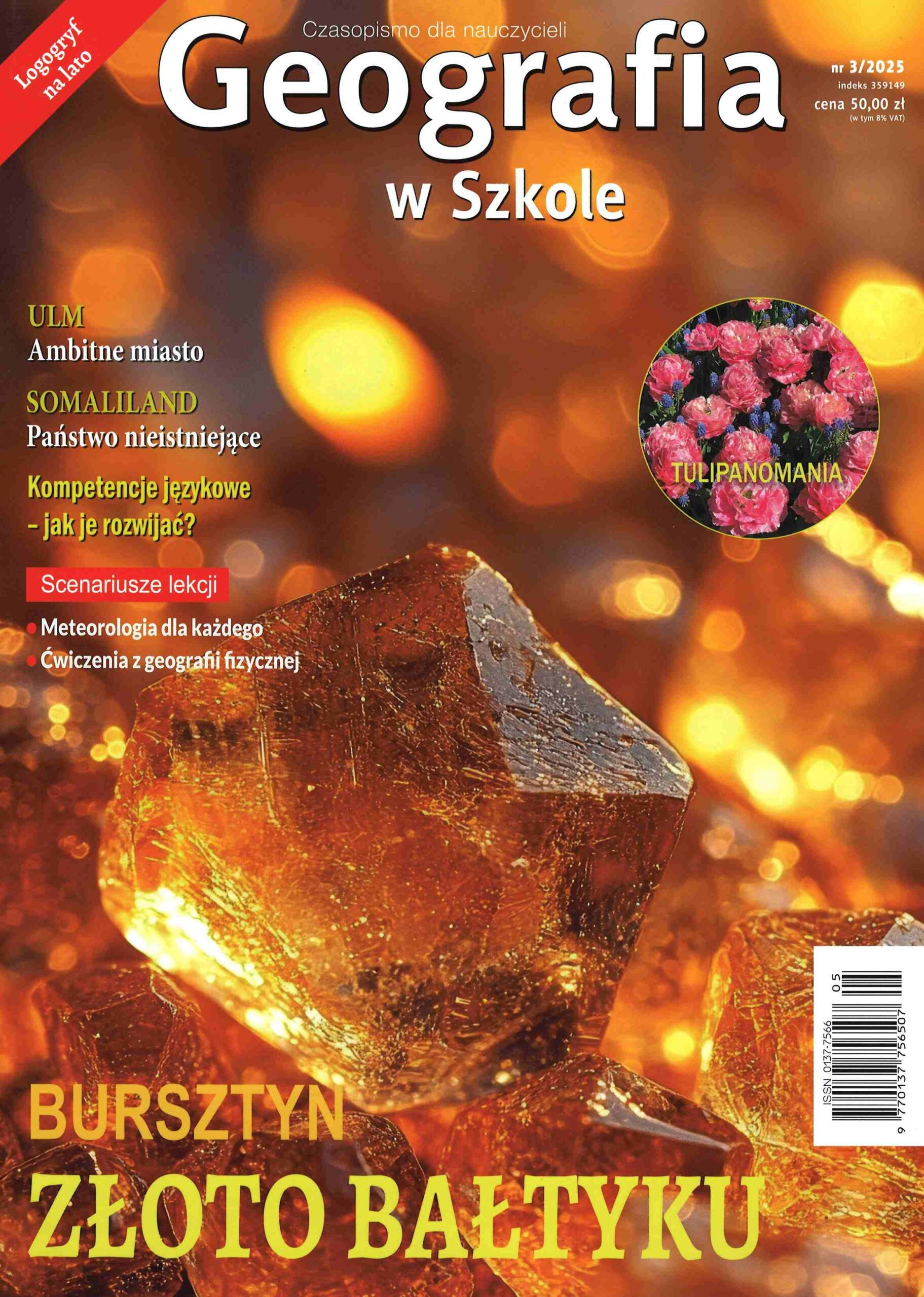 okładka czasopisma Geografia w Szkole nr 3/2025