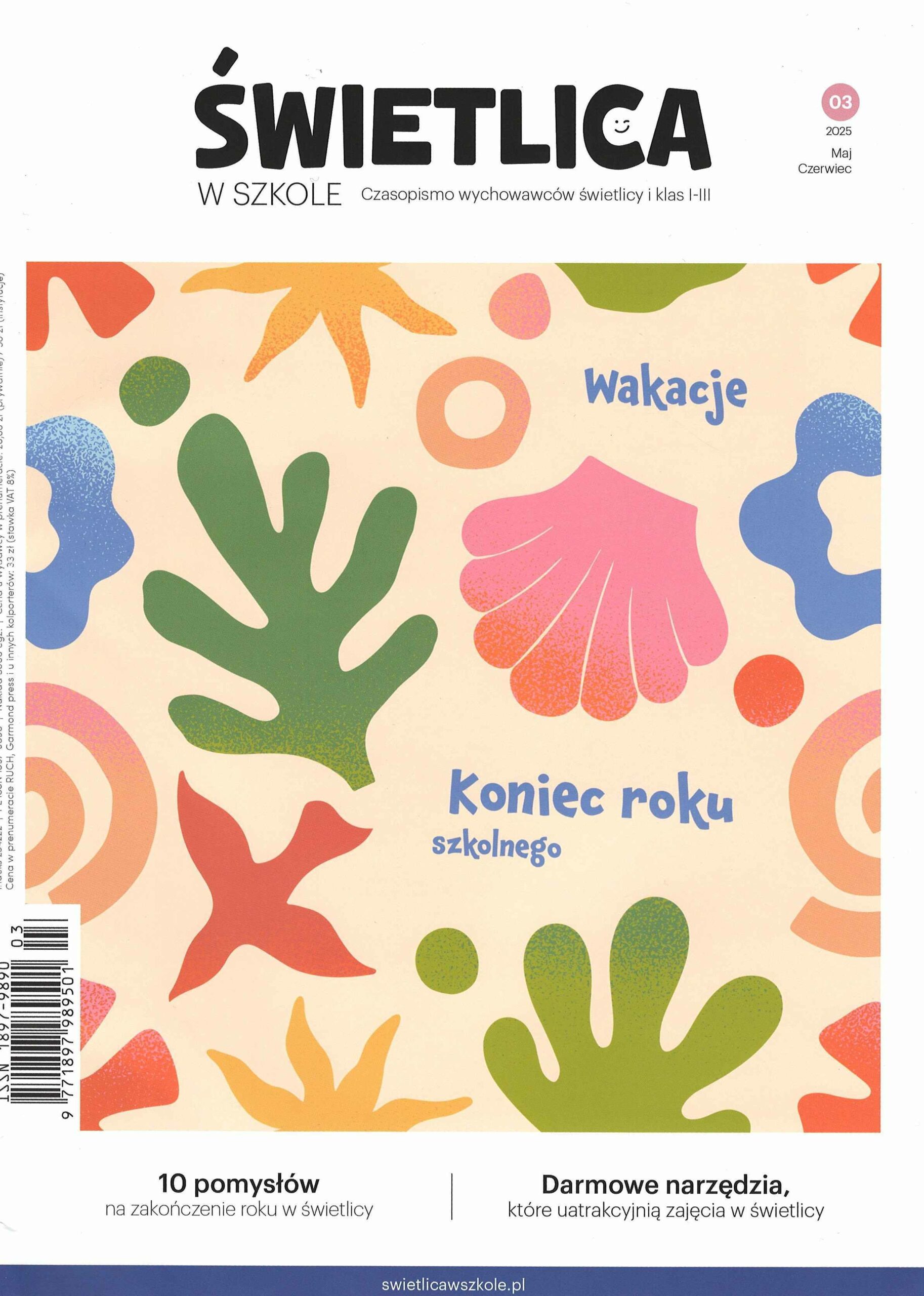 okładka czasopisma Świetlica w Szkole nr 3/2025
