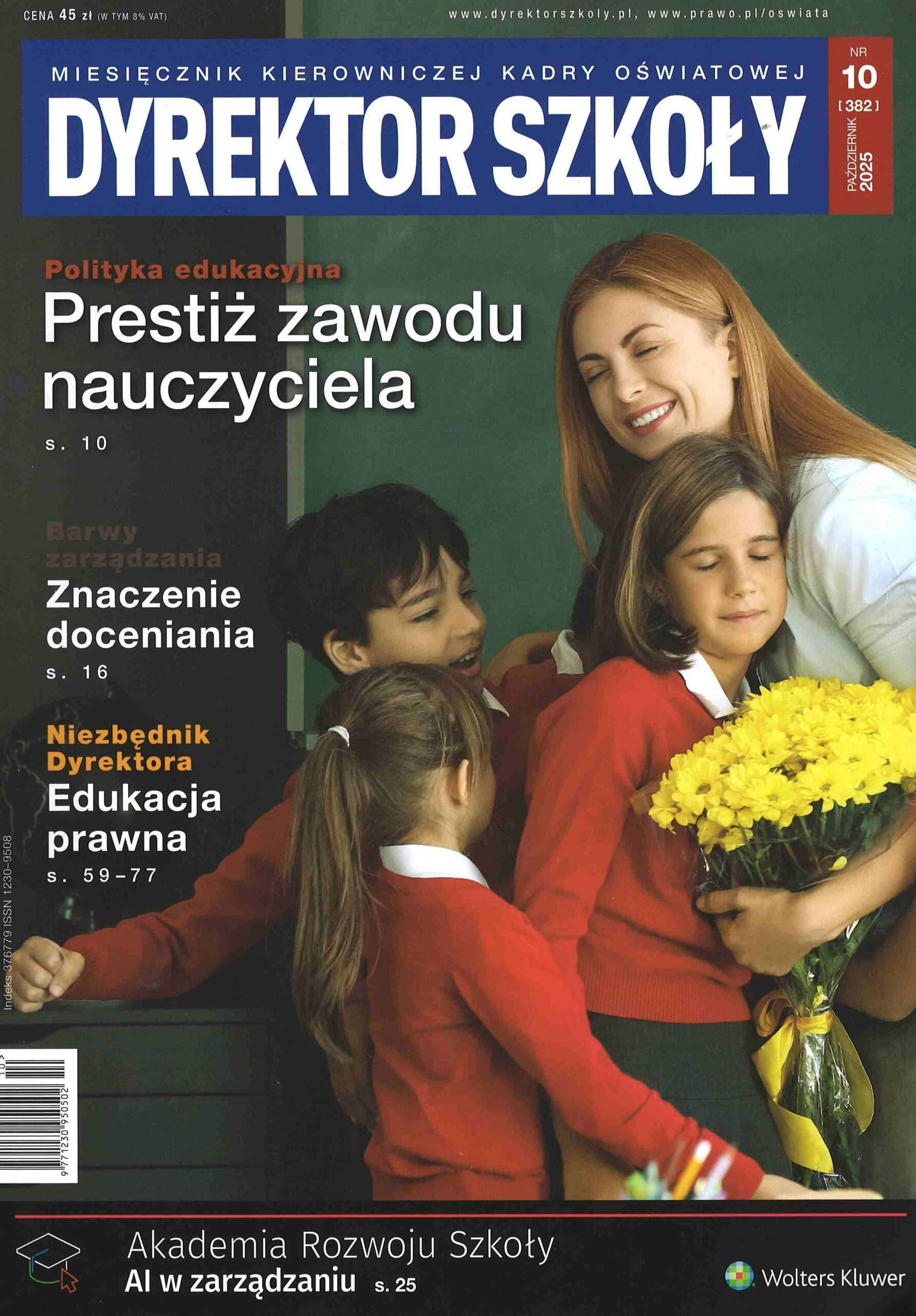 okładka czasopisma Dyrektor Szkoły nr 10/2025