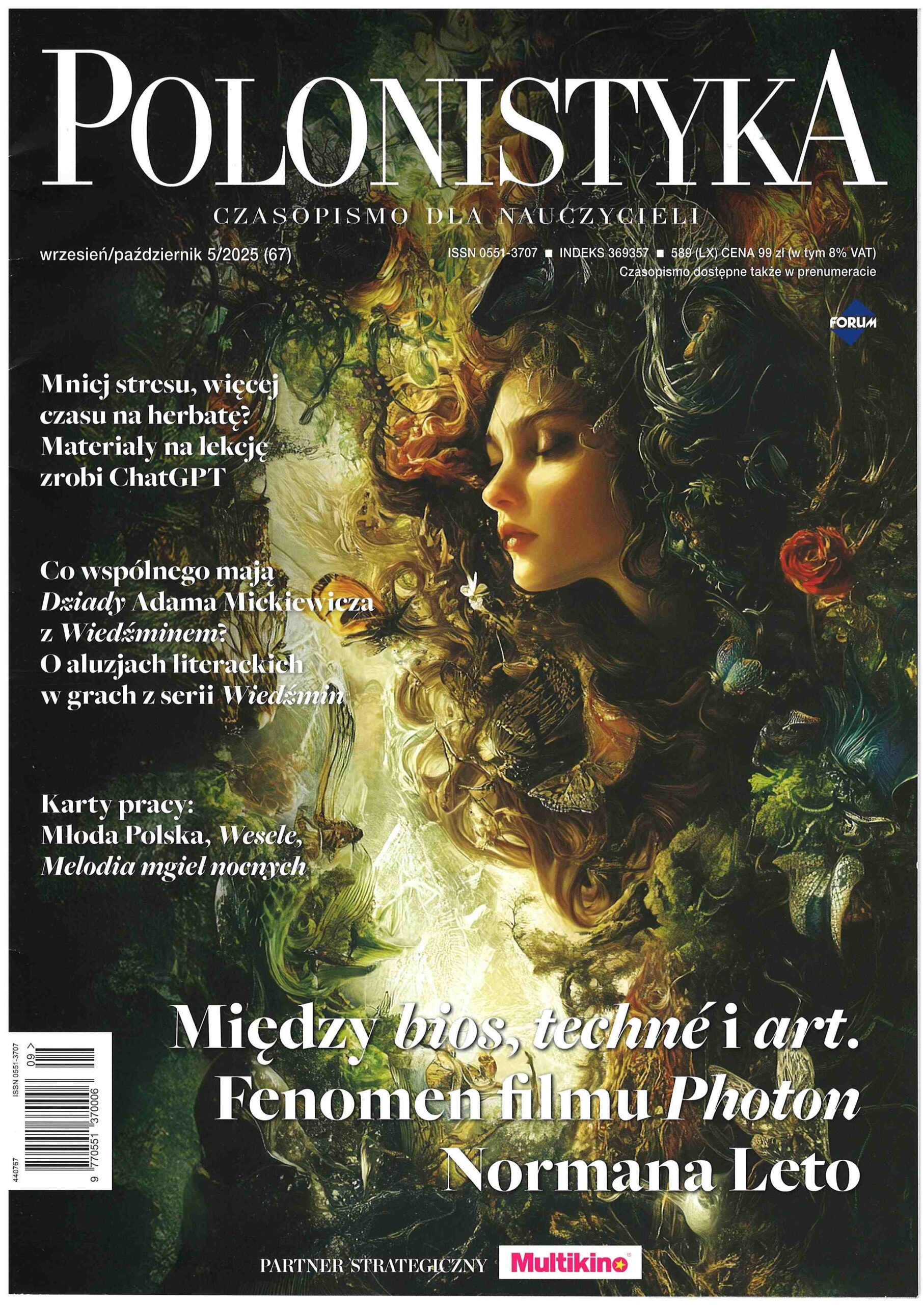 okładka czasopisma Polonistyka nr 5 /2025