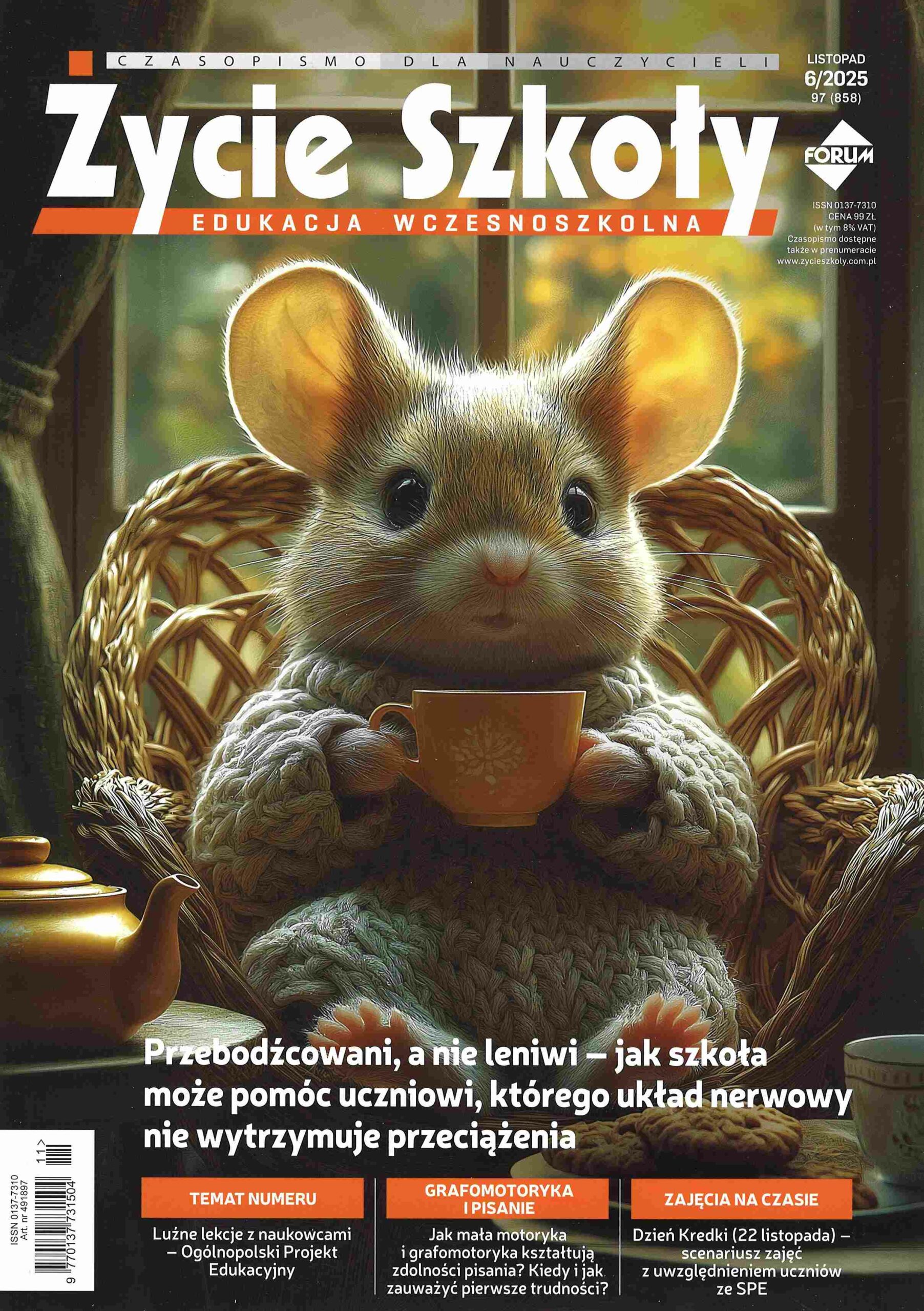 okładka czasopisma Życie Szkoły nr 6/2025