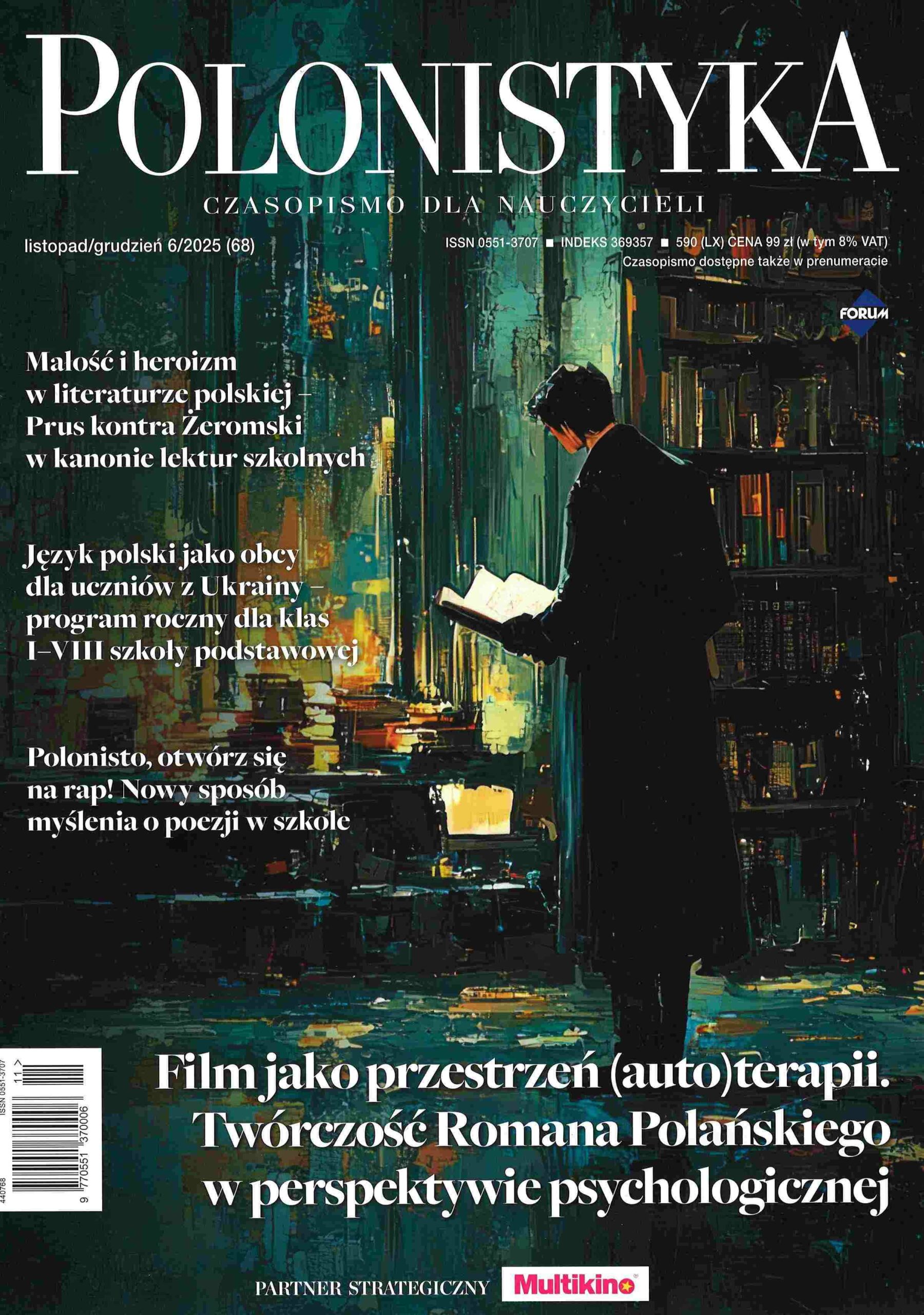 okładka czasopisma Polonistyka nr 6/2025