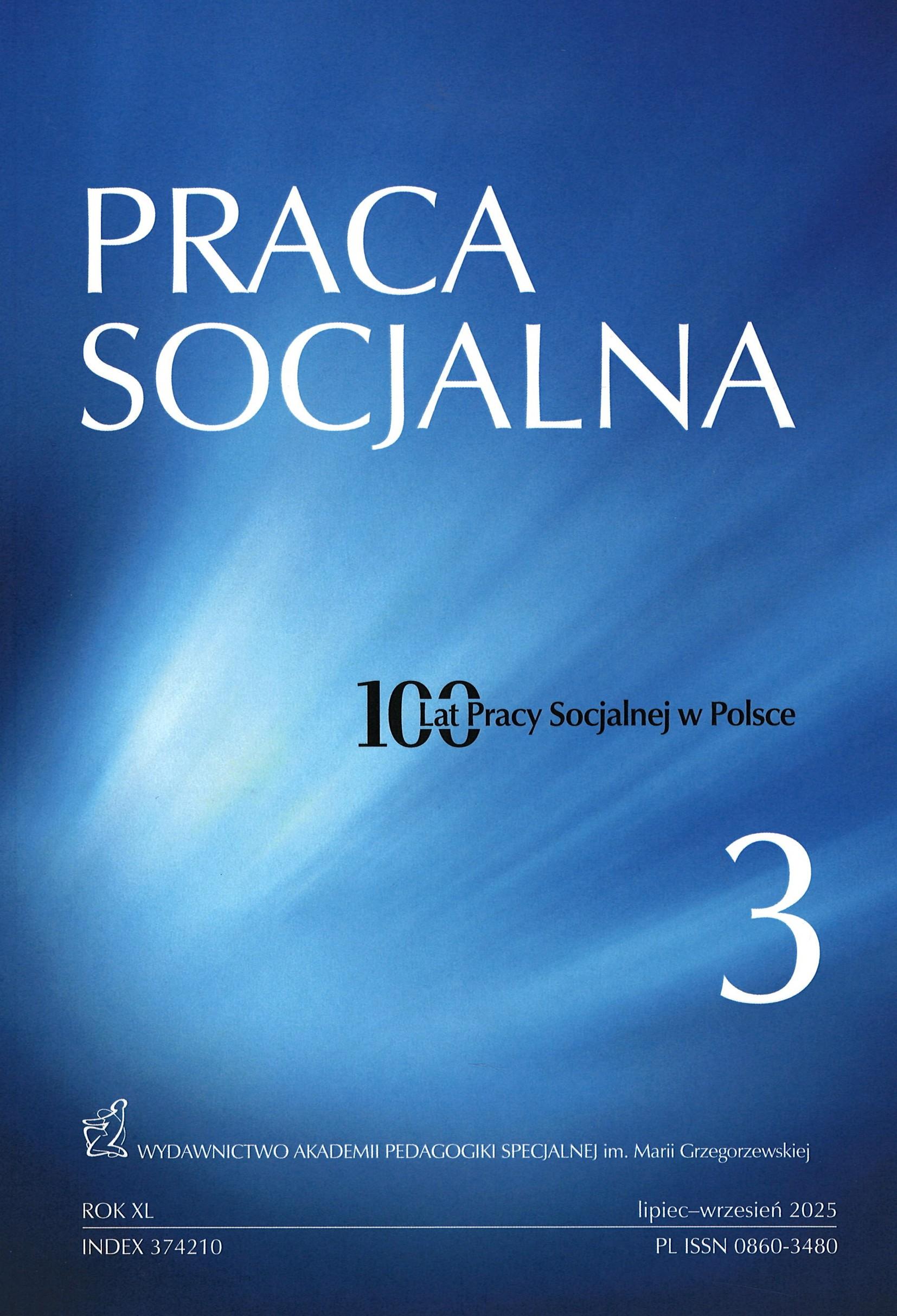 okładka czasopisma Praca Socjalna nr 3/2025