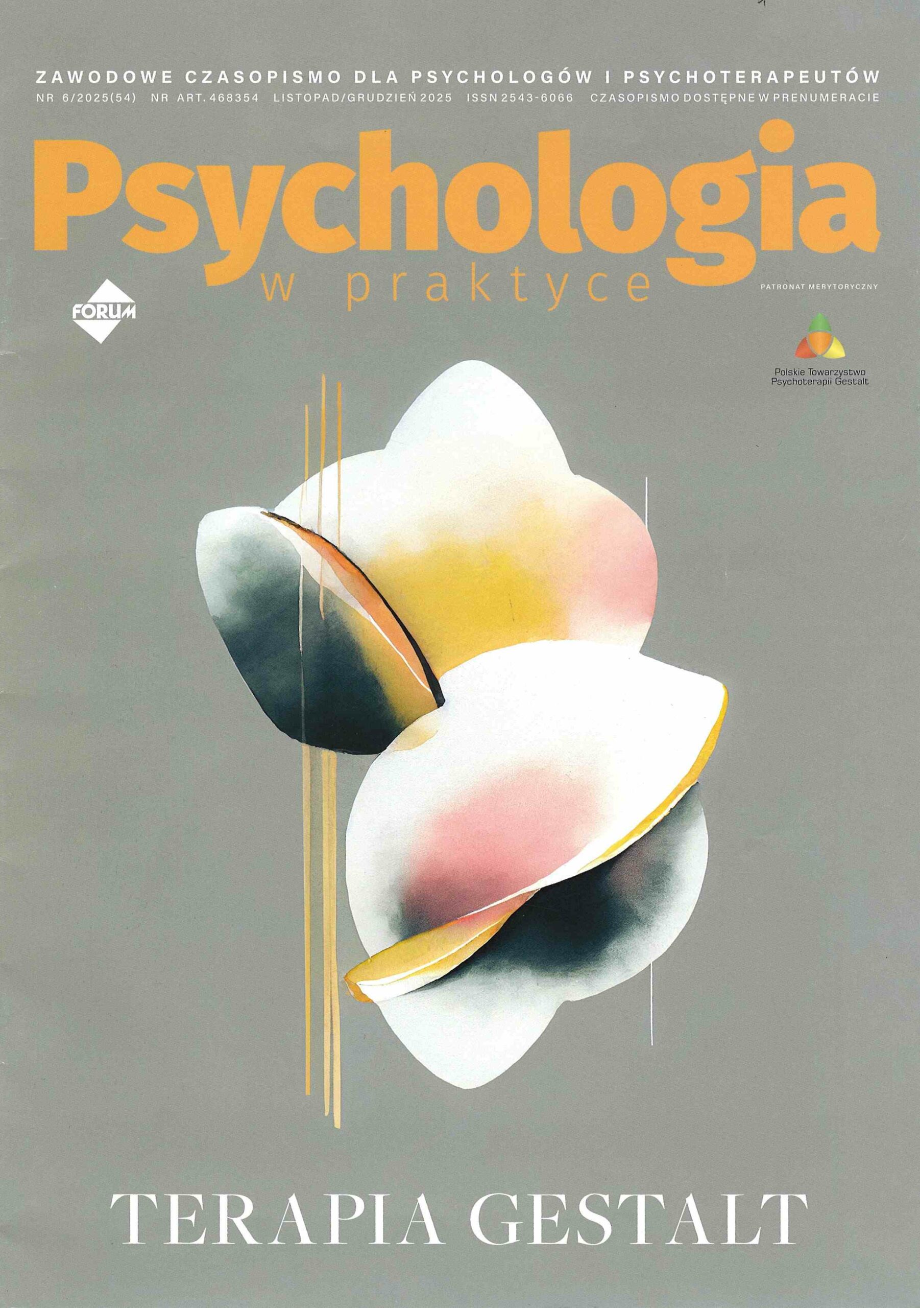 okładka czasopisma Psychologia w Praktyce nr 6/2025