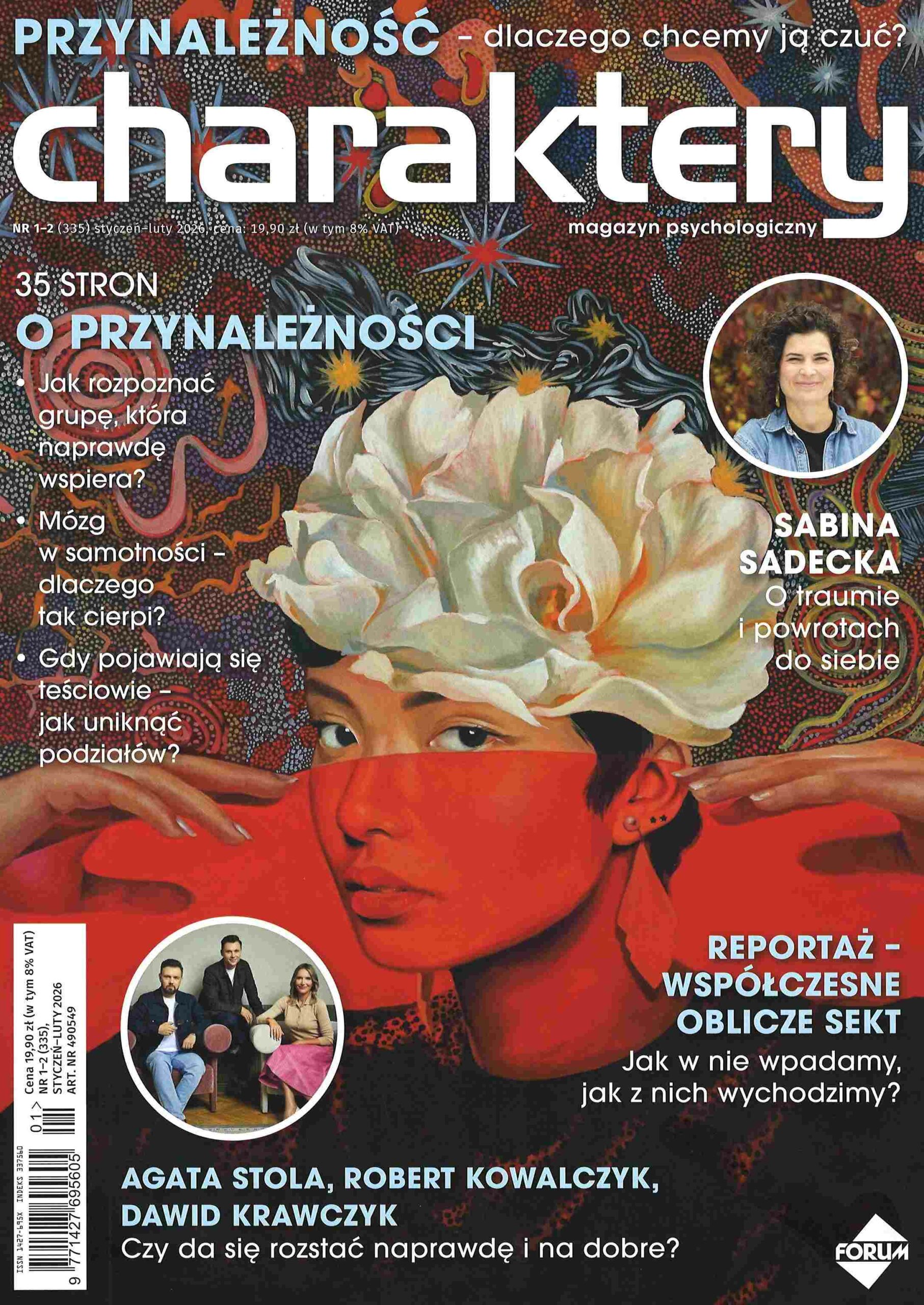 okładka czasopisma Charaktery nr 1/2026