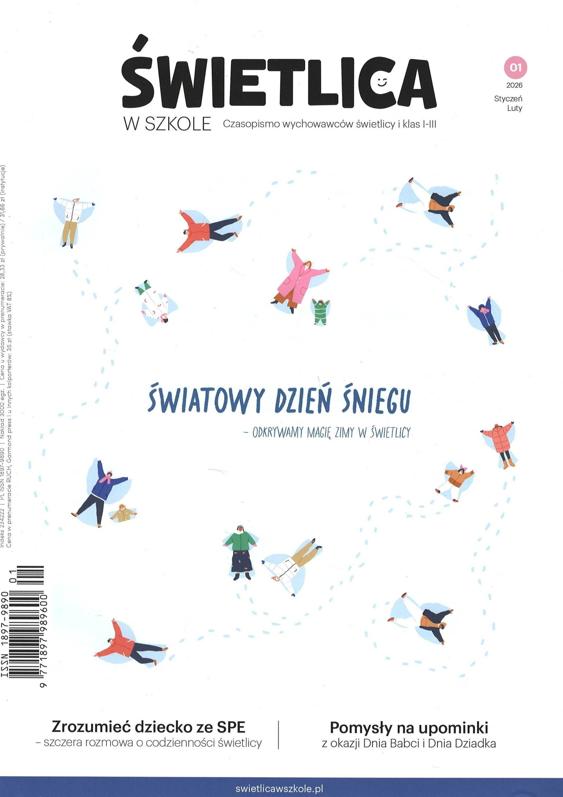 okładka czasopisma Świetlica w Szkole nr 1/2026