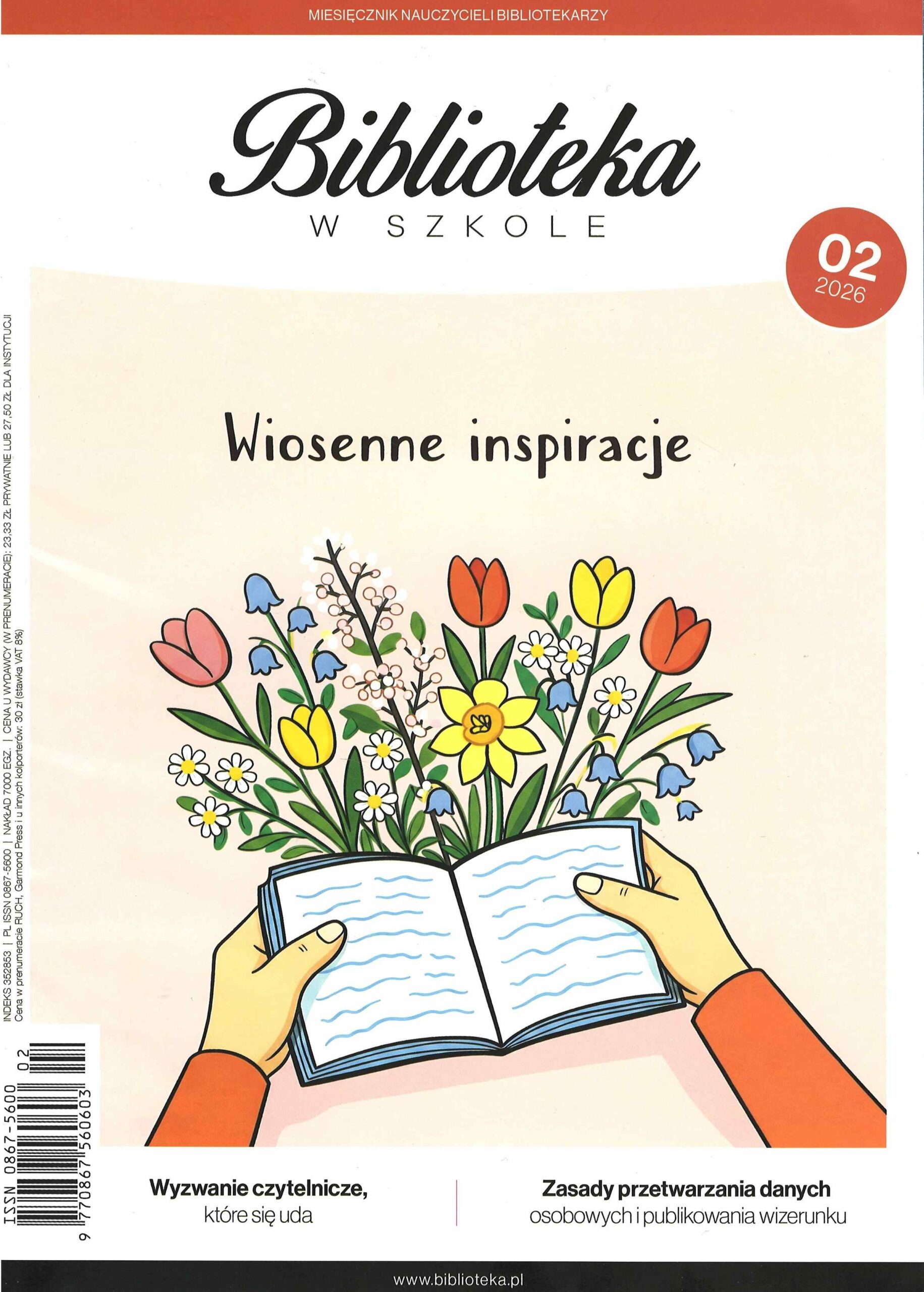 okładka czasopisma Biblioteka w Szkole nr 2/2026