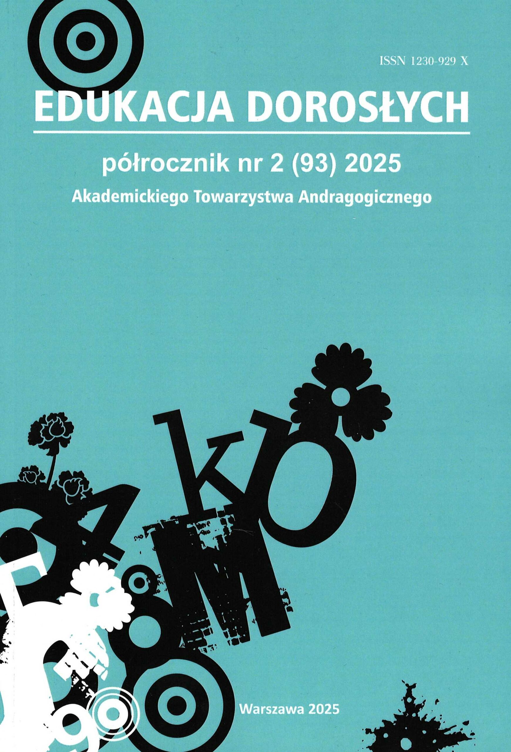 okładka czasopisma Edukacja Dorosłych nr 2/2025