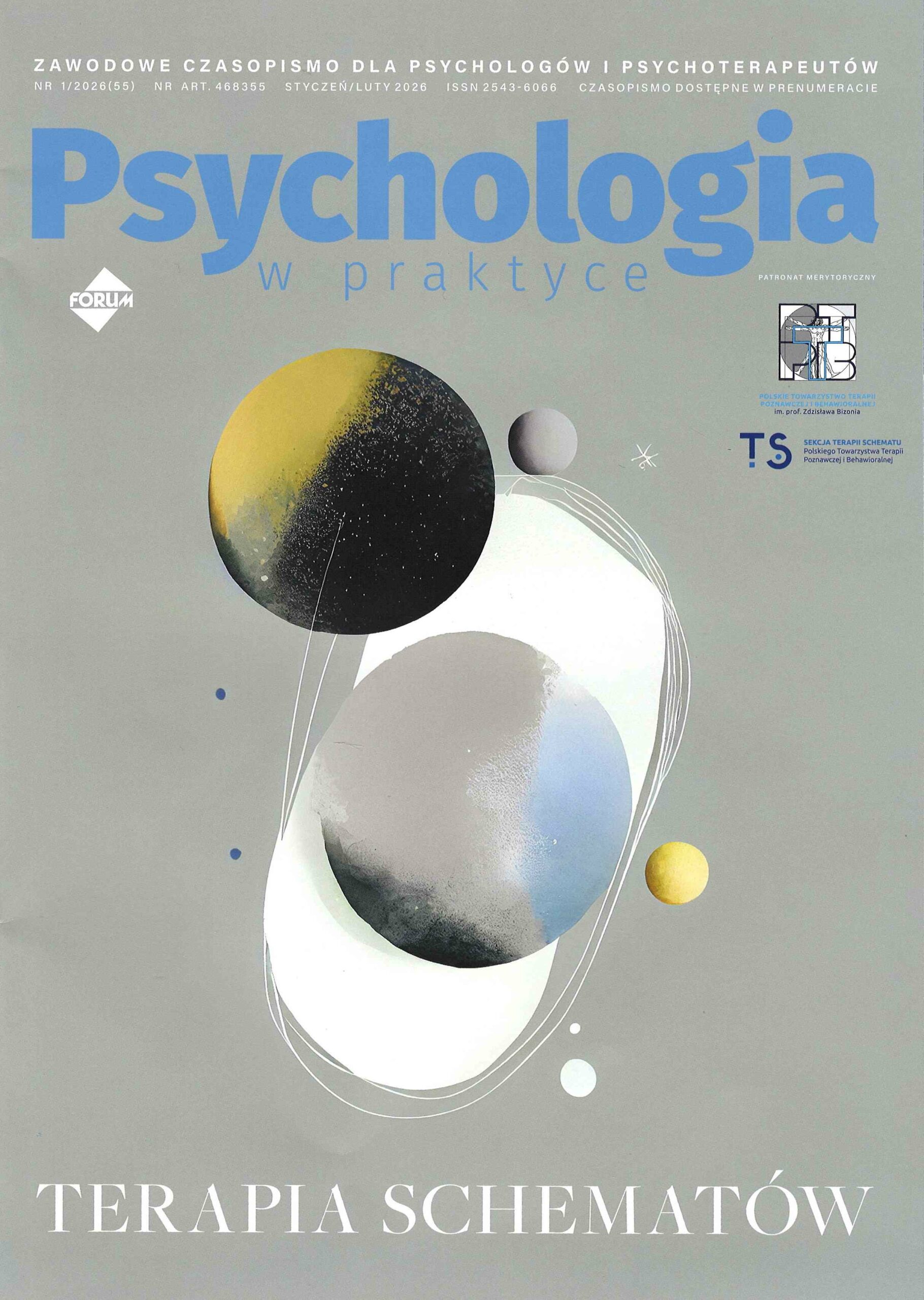 okładka czasopisma Psychologia w Praktyce nr 1 2026