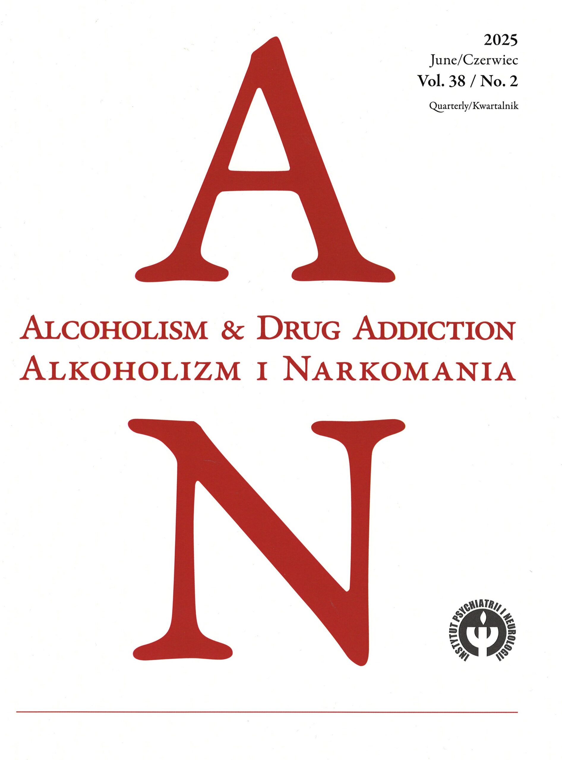 okładka czasopisma Alkoholizm i Narkomania nr 2/2025