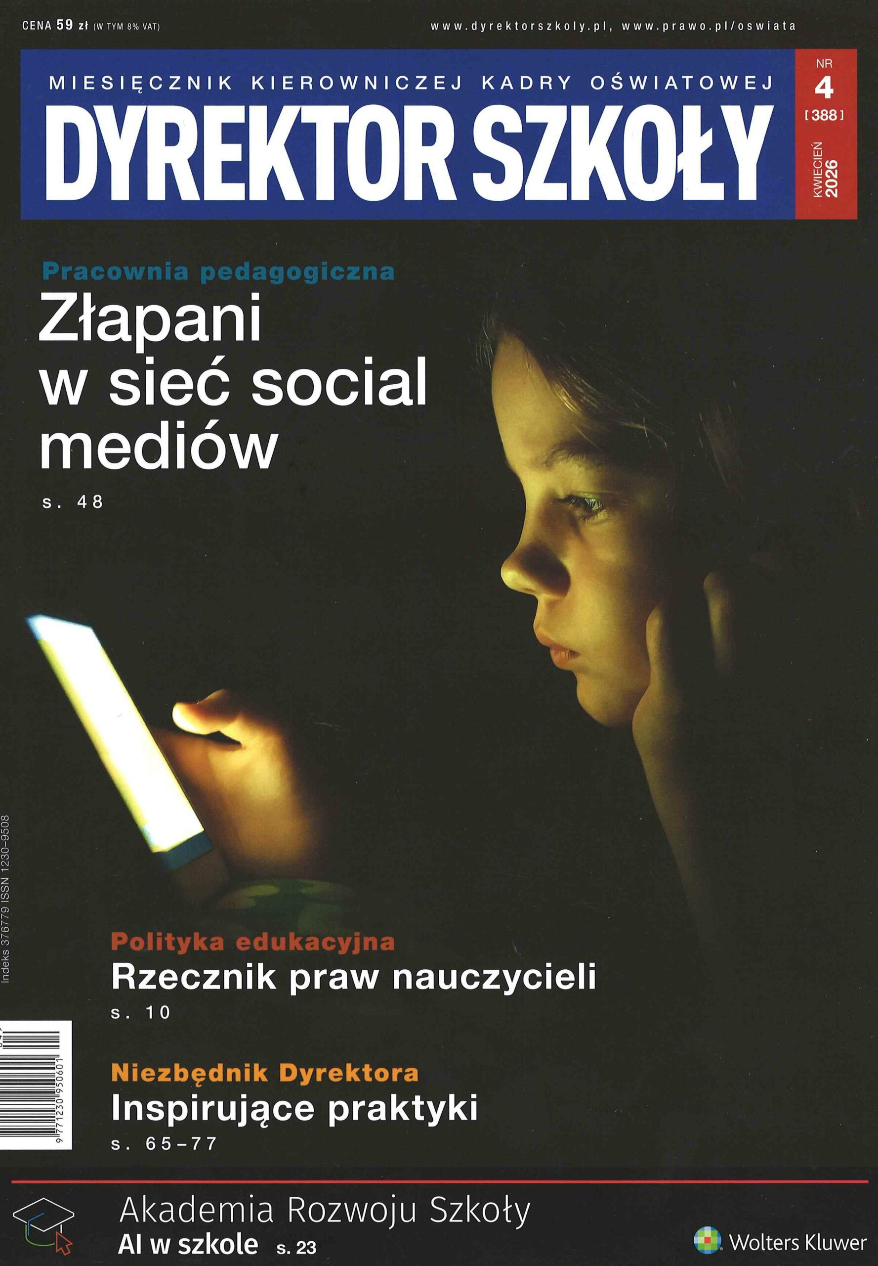 okładka czasopisma Dyrektor Szkoły nr 4/2026