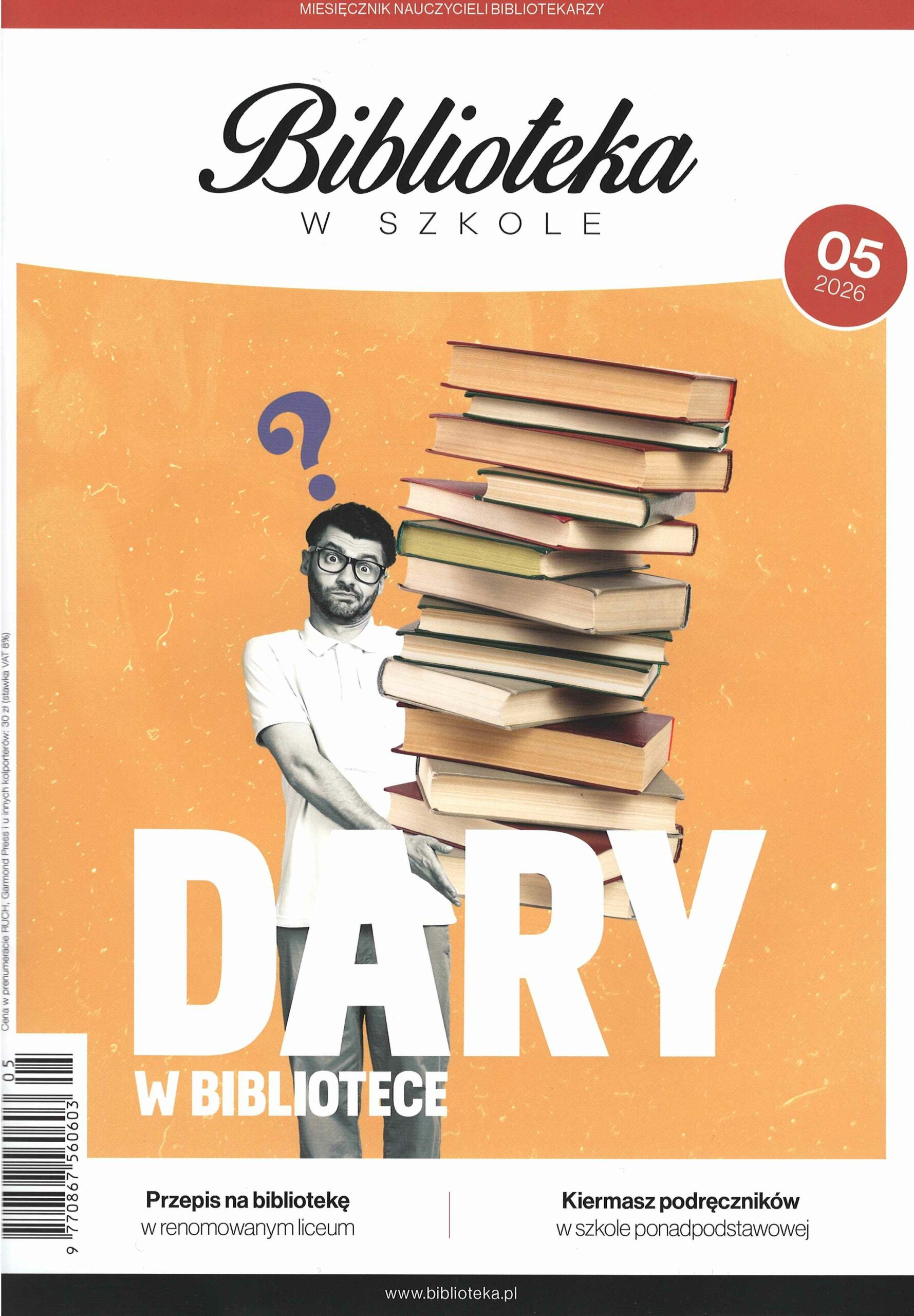 okładka czasopisma Biblioteka w Szkole nr 5/2026