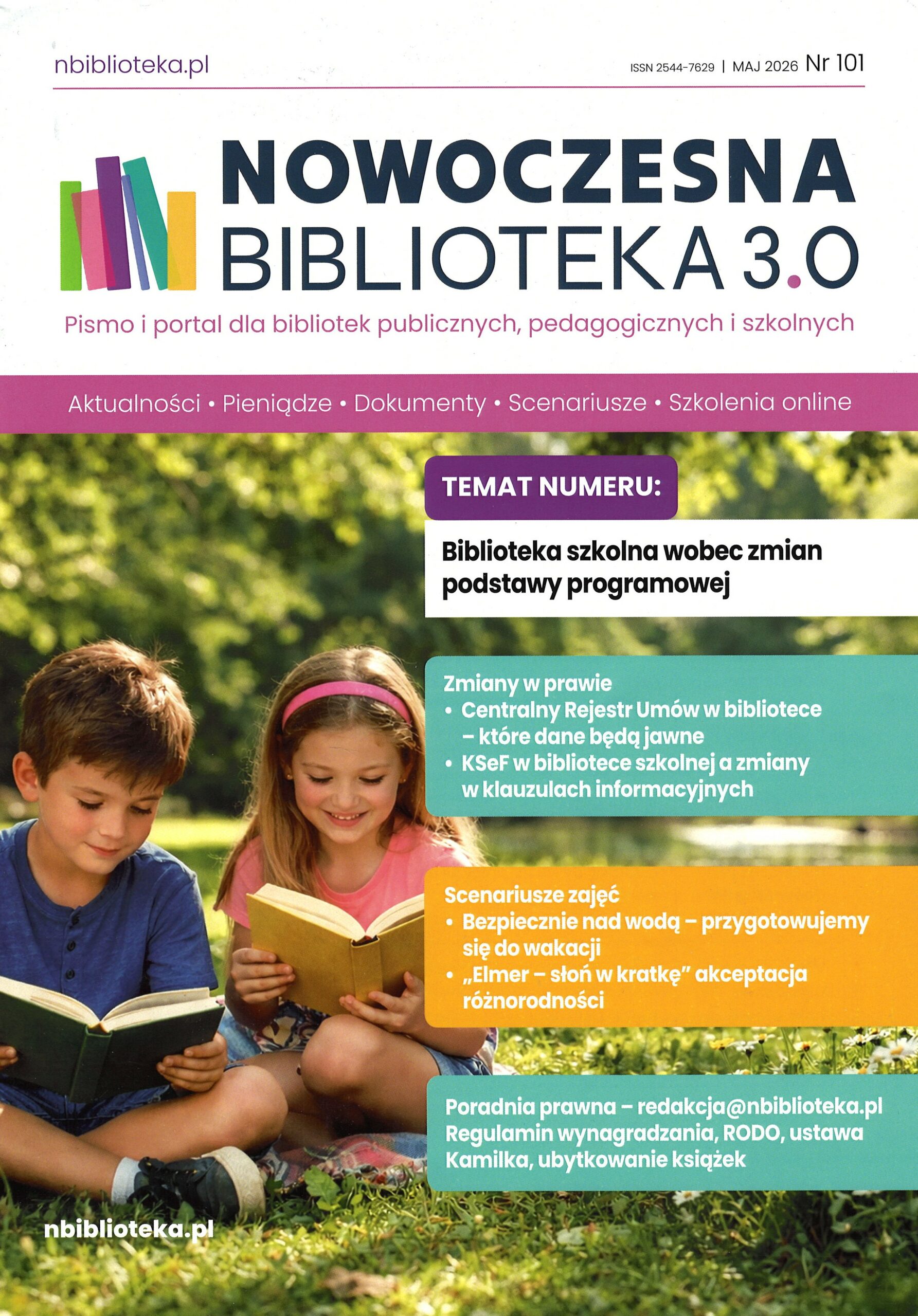 okładka czasopisma Nowoczesna Biblioteka 3.0 nr maj 2026