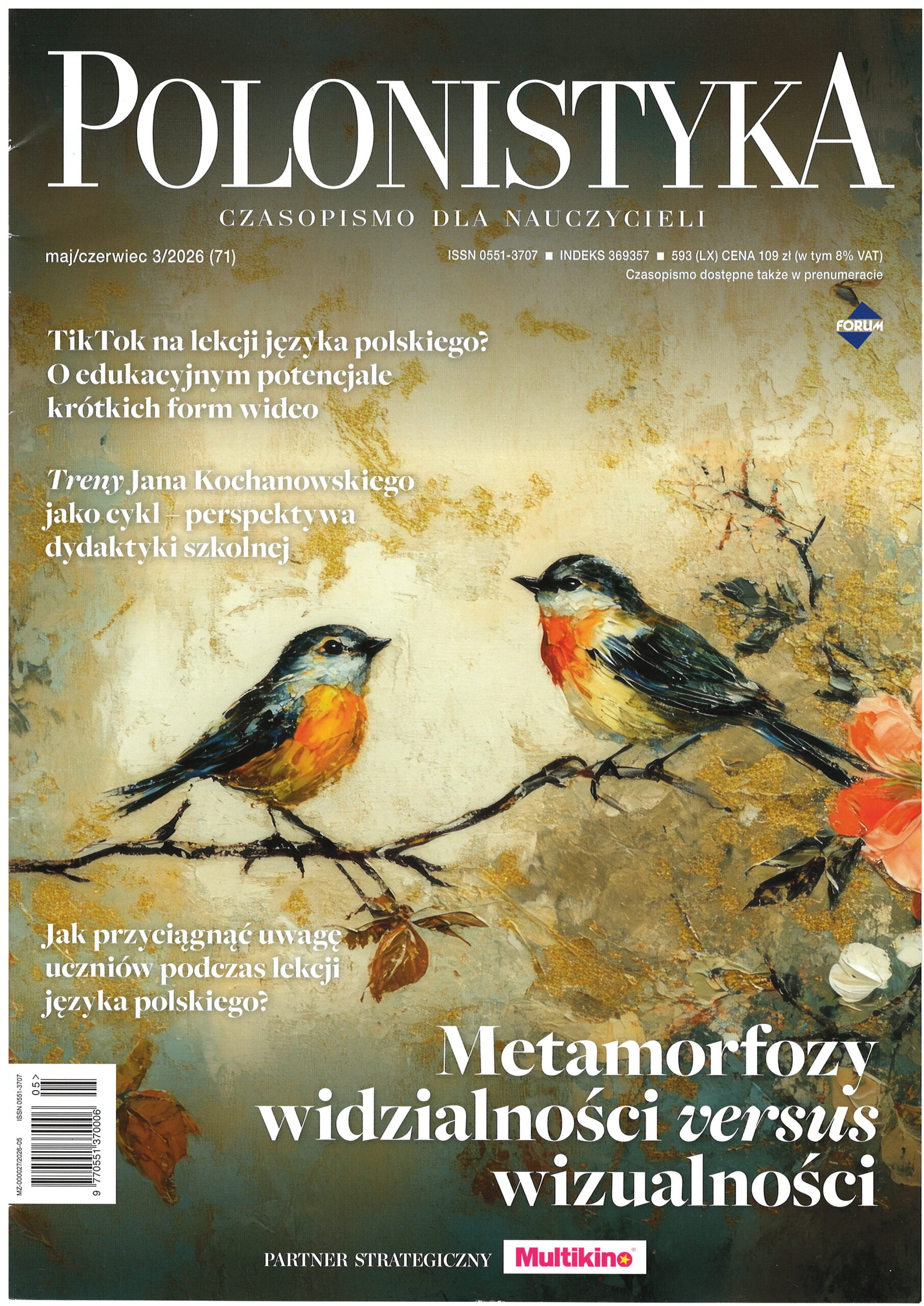 okładka czasopisma Polonistyka nr 3/2026