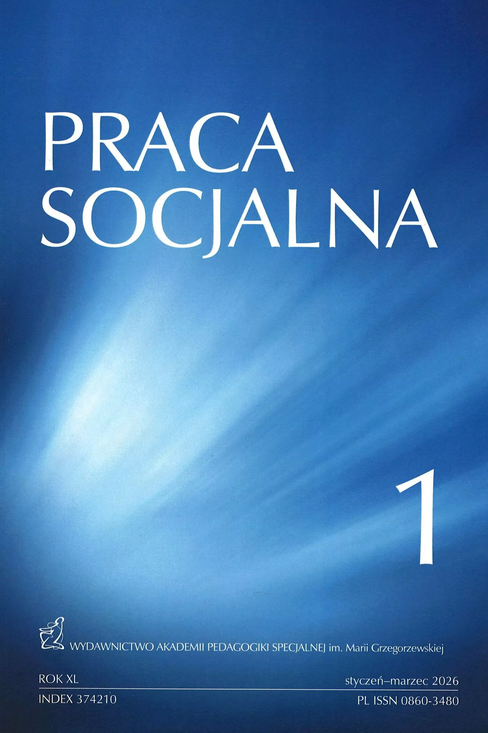okładka czasopisma Praca Socjalna nr 1/2026