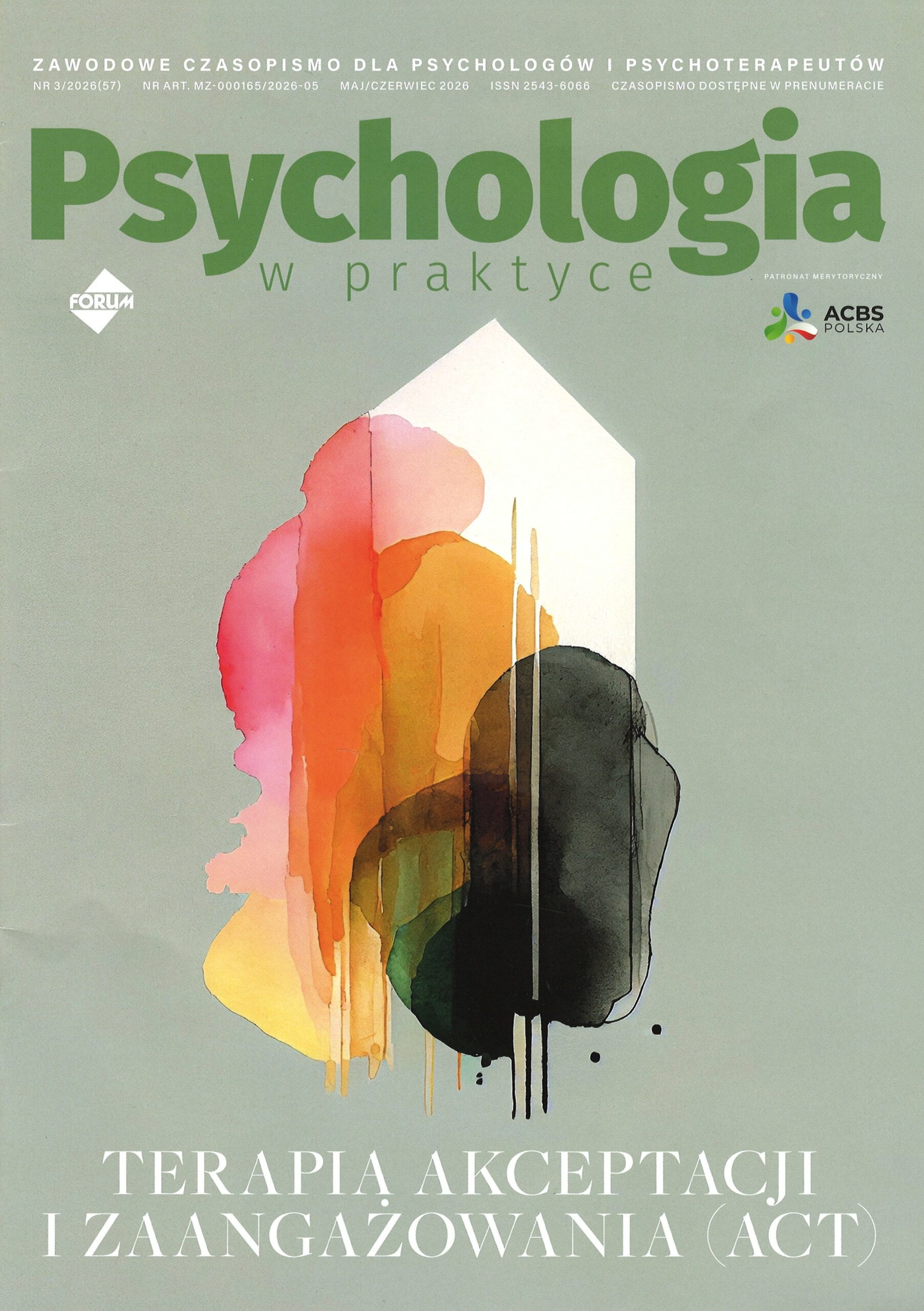 okładka czasopisma Psychologia w Praktyce nr 3/2026