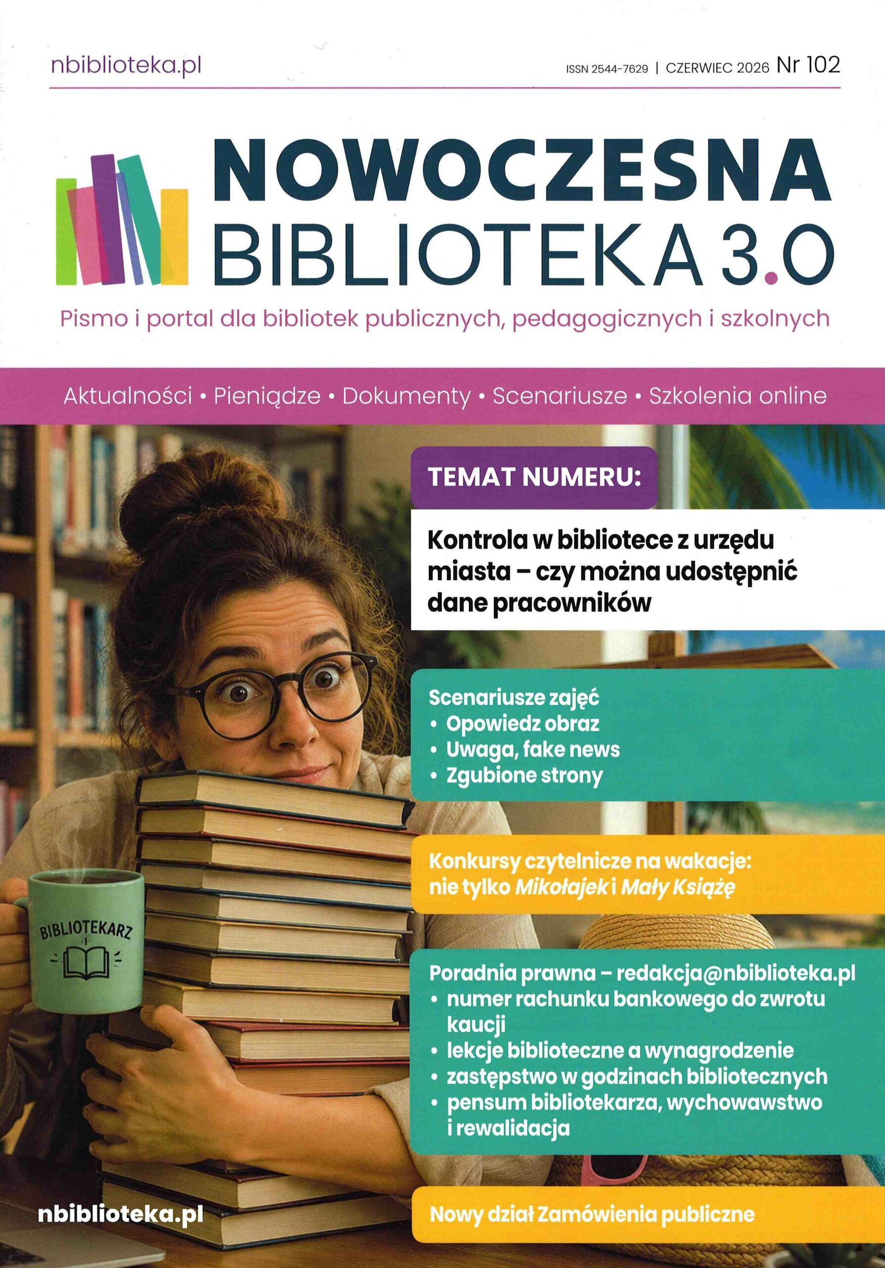 okładka czasopisma Nowoczesna Biblioteka 3.0 czerwiec 2026