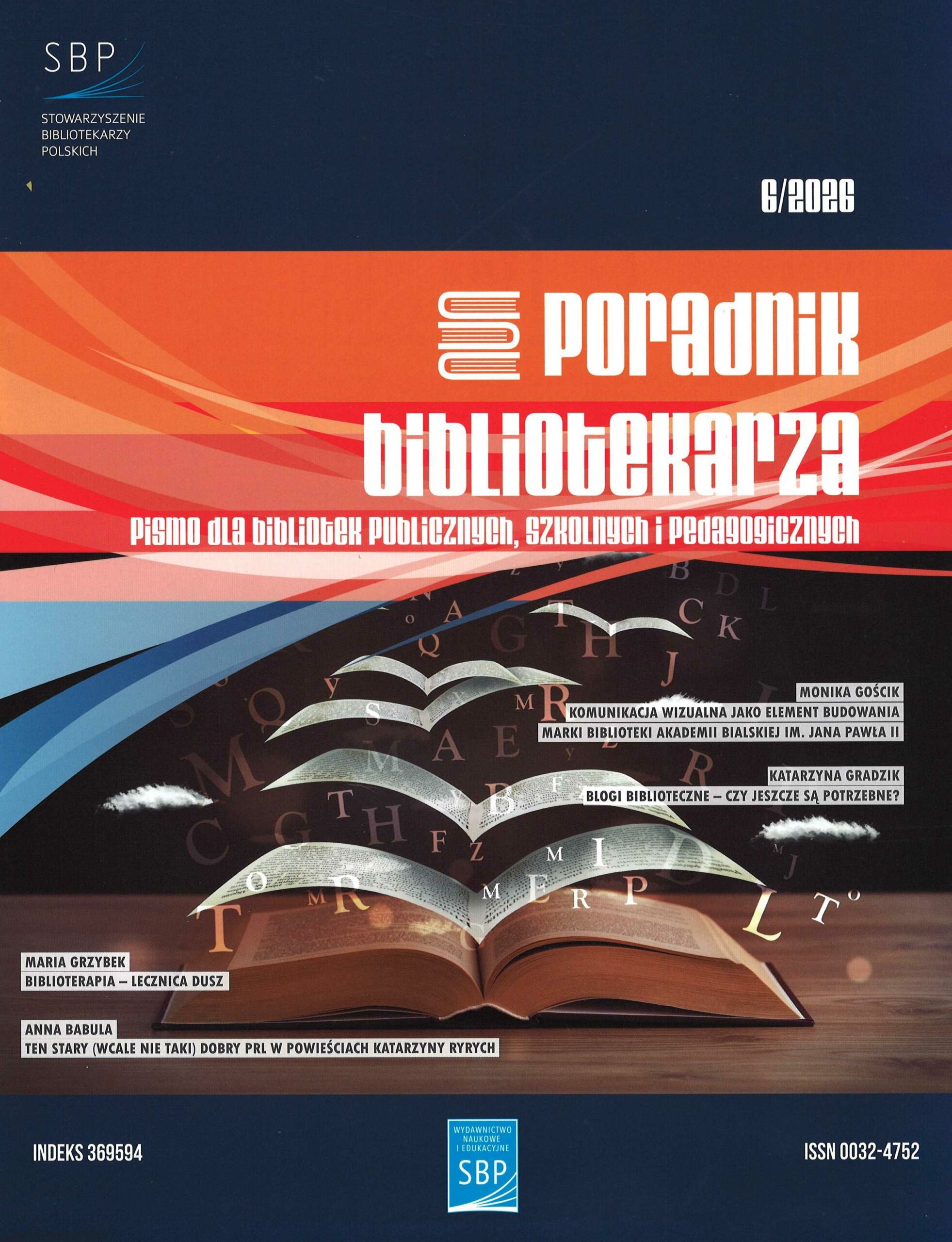 okładka czasopisma Poradnik Bibliotekarza nr 6 2026