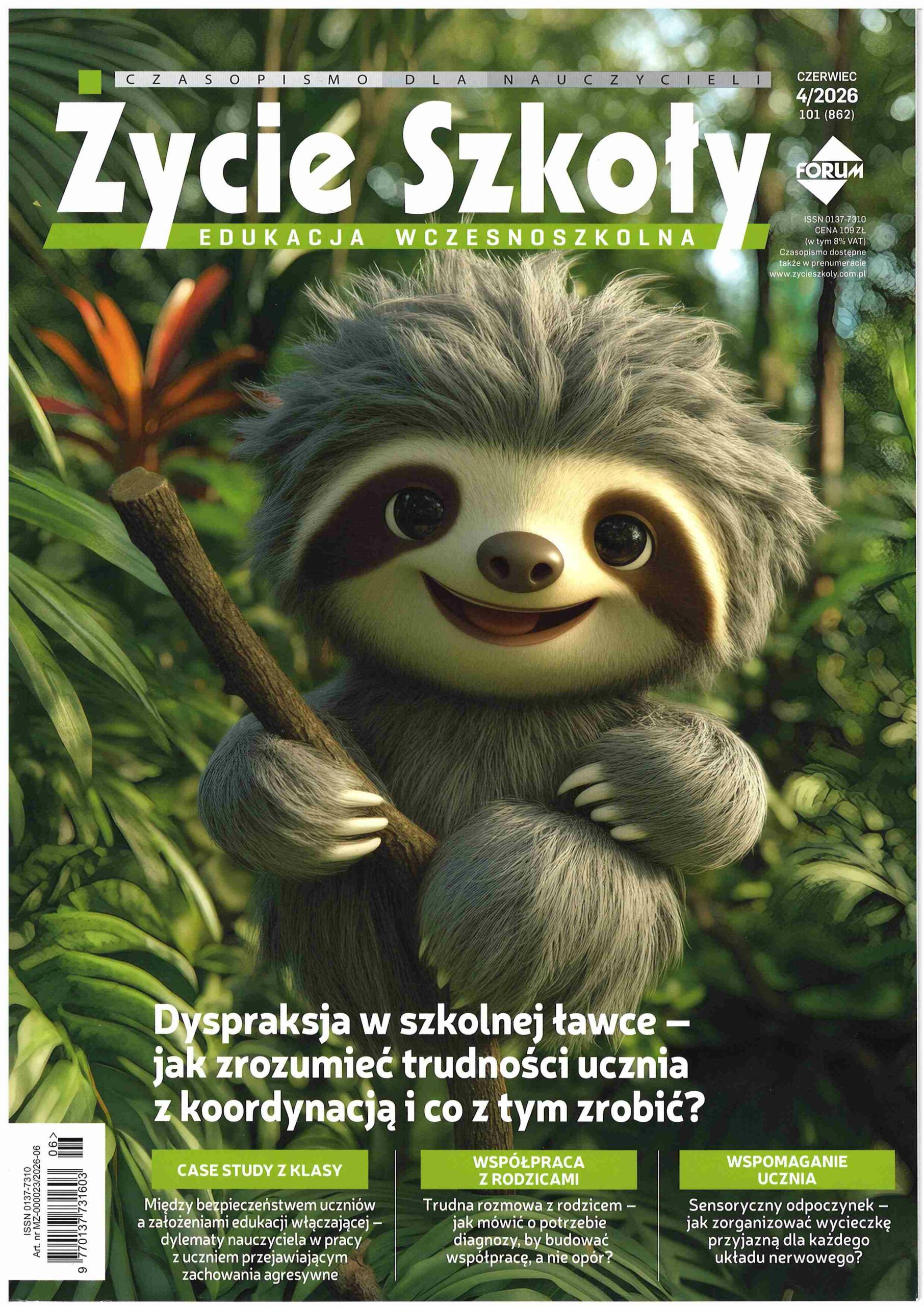 okładka czasopisma Życie Szkoły nr 4/2026