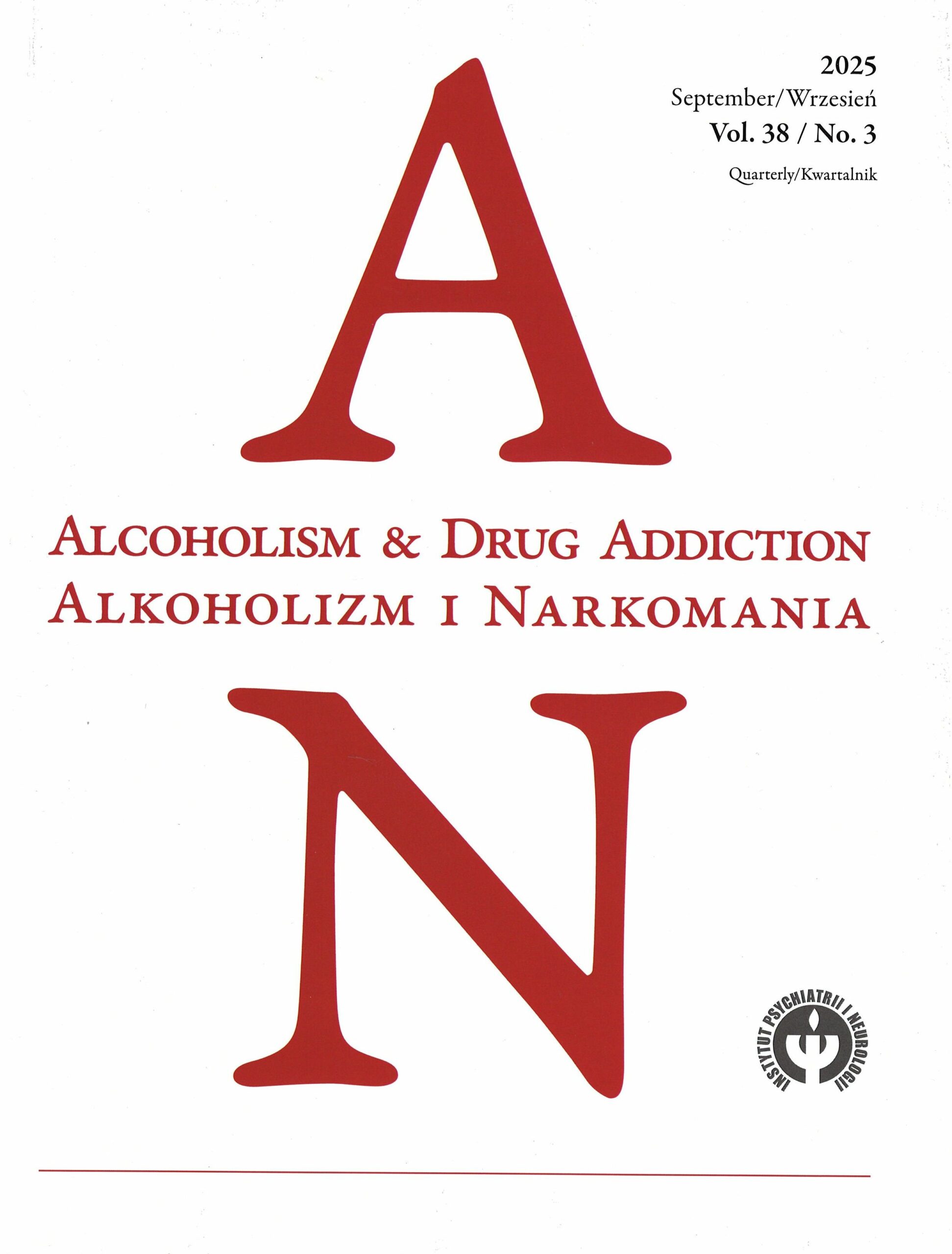 okładka czasopisma Alkoholizm i Narkomania nr 3/2025