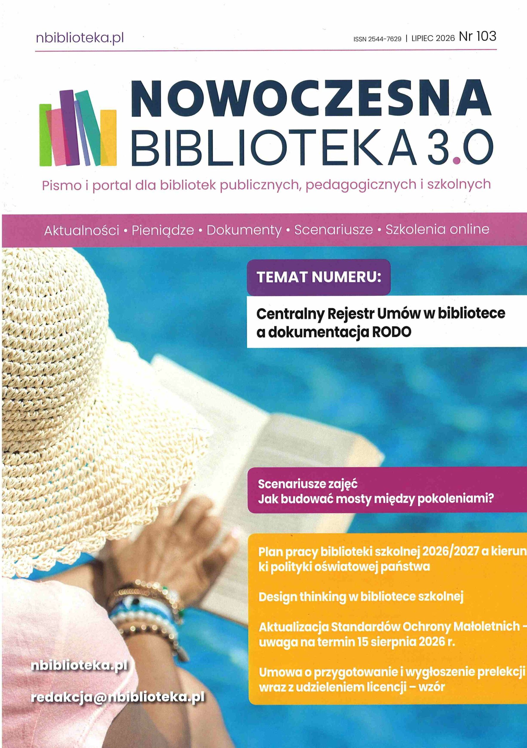okładka czasopisma Nowoczesna Bibliotek 3.0 lipiec/2026