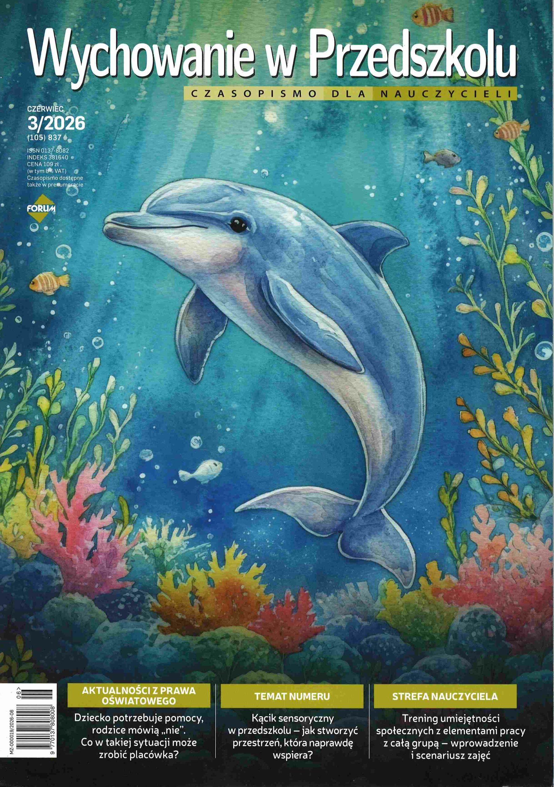 okładka czasopisma Wychowanie w Przedszkolu nr 3/2026