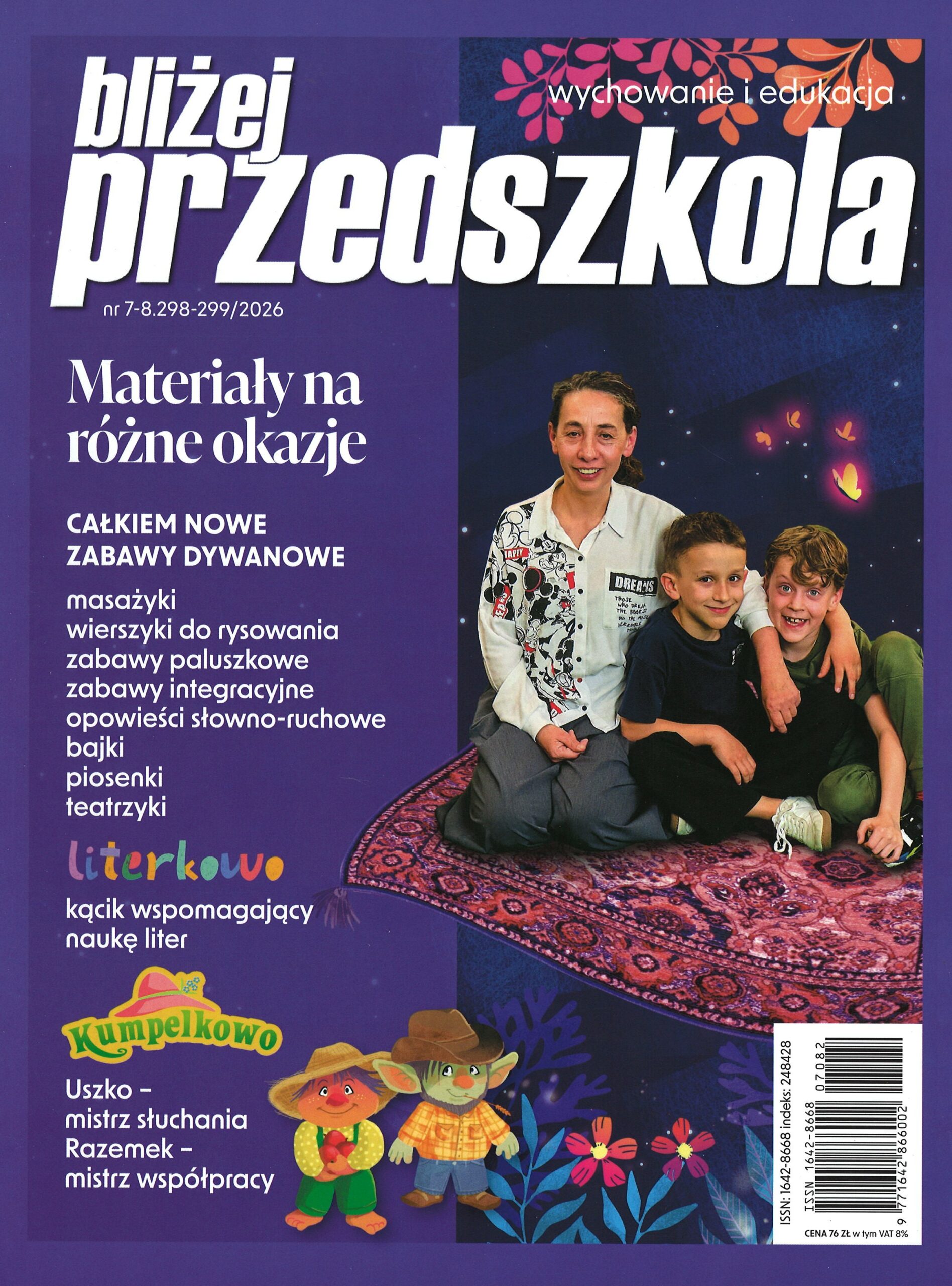 okładka czasopisma Bliżej Przedszkola nr 7/8/2026