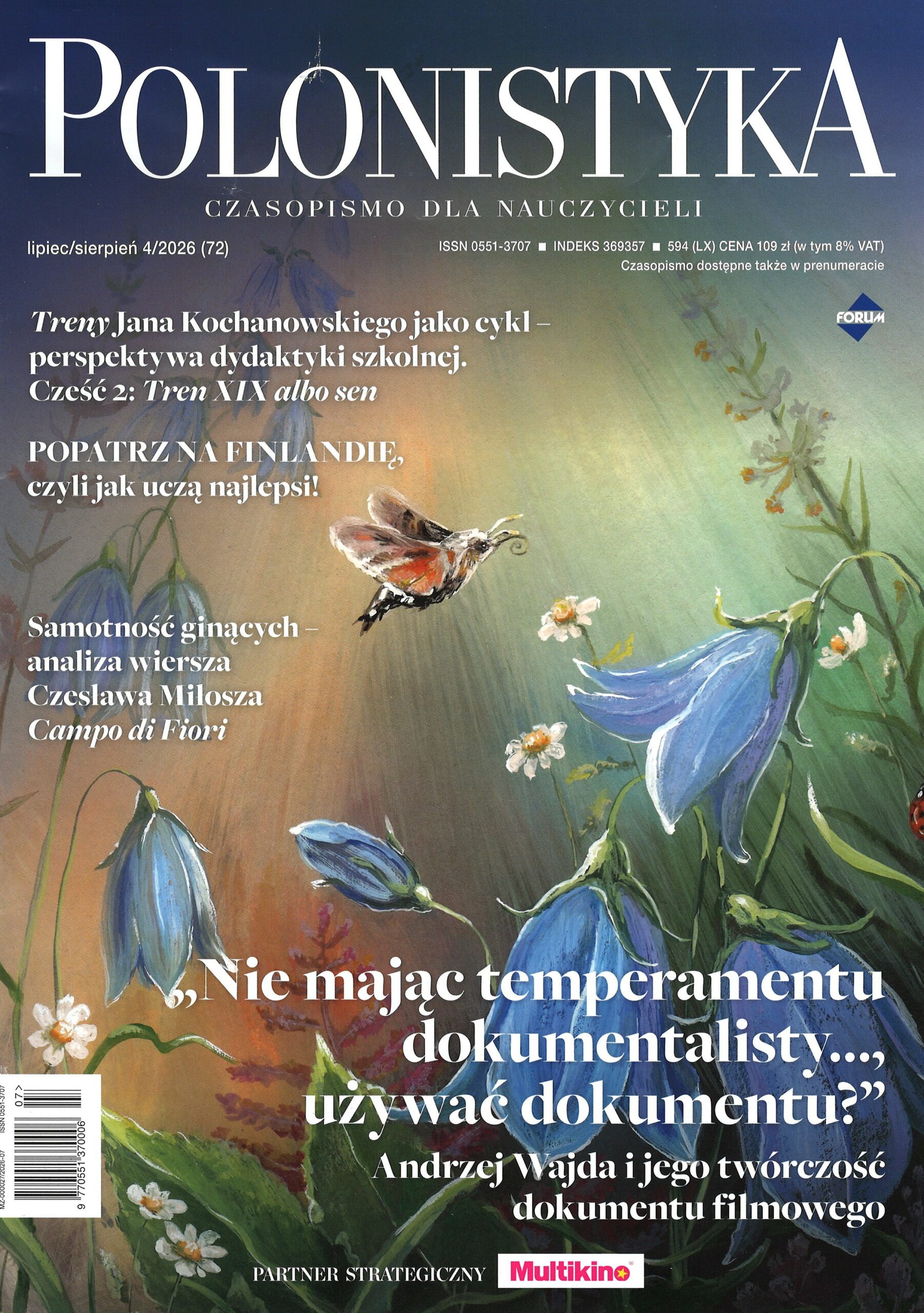 okładka czasopisma Polonistyka nr 4/2026