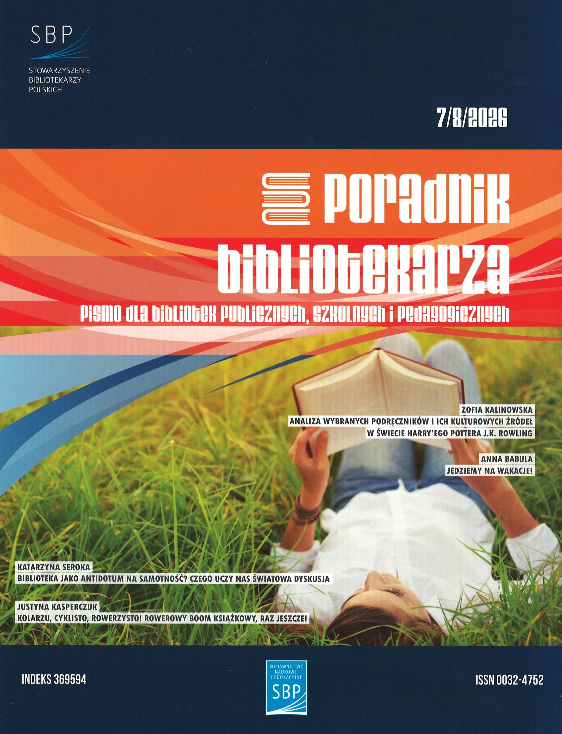 okładka czasopisma Poradnik Bibliotekarza nr 7/8/2026