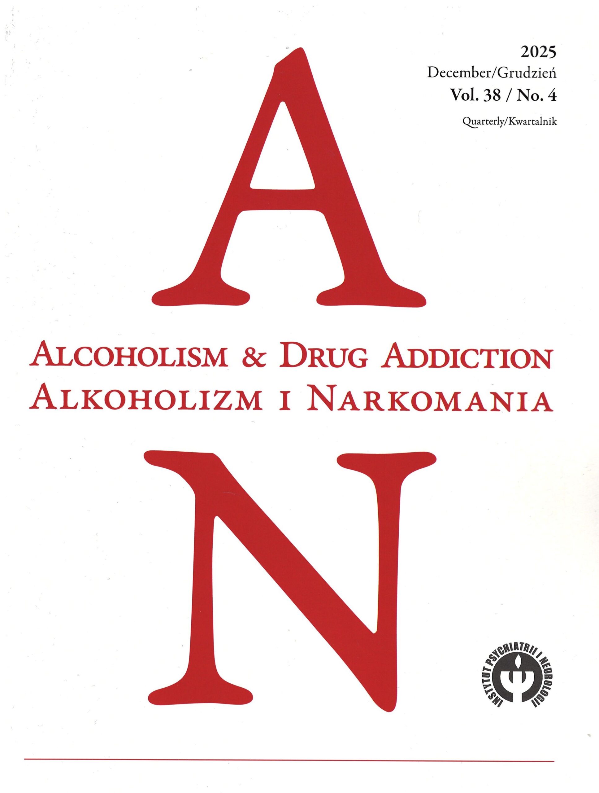 okładka czasopisma Alkoholizm i Narkomania nr 4/2025
