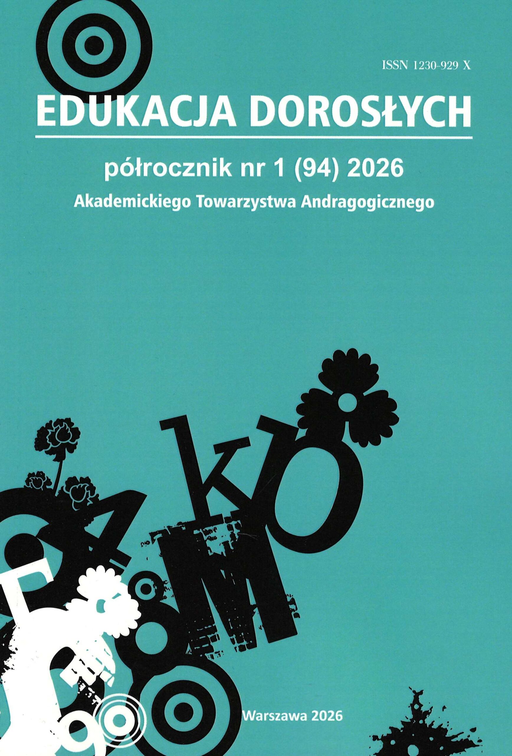 okładka czasopisma Edukacja Dorosłych nr 1 2026