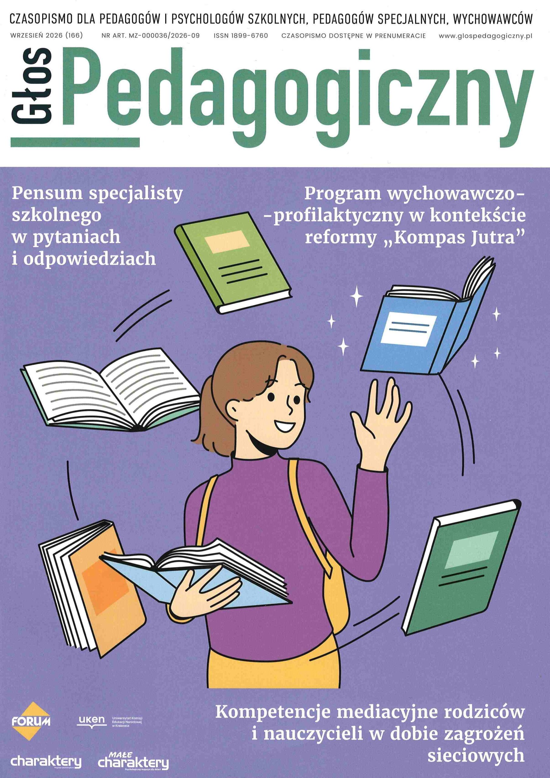 okładka czasopisma Głos Pedagogiczny wrzesień 2026
