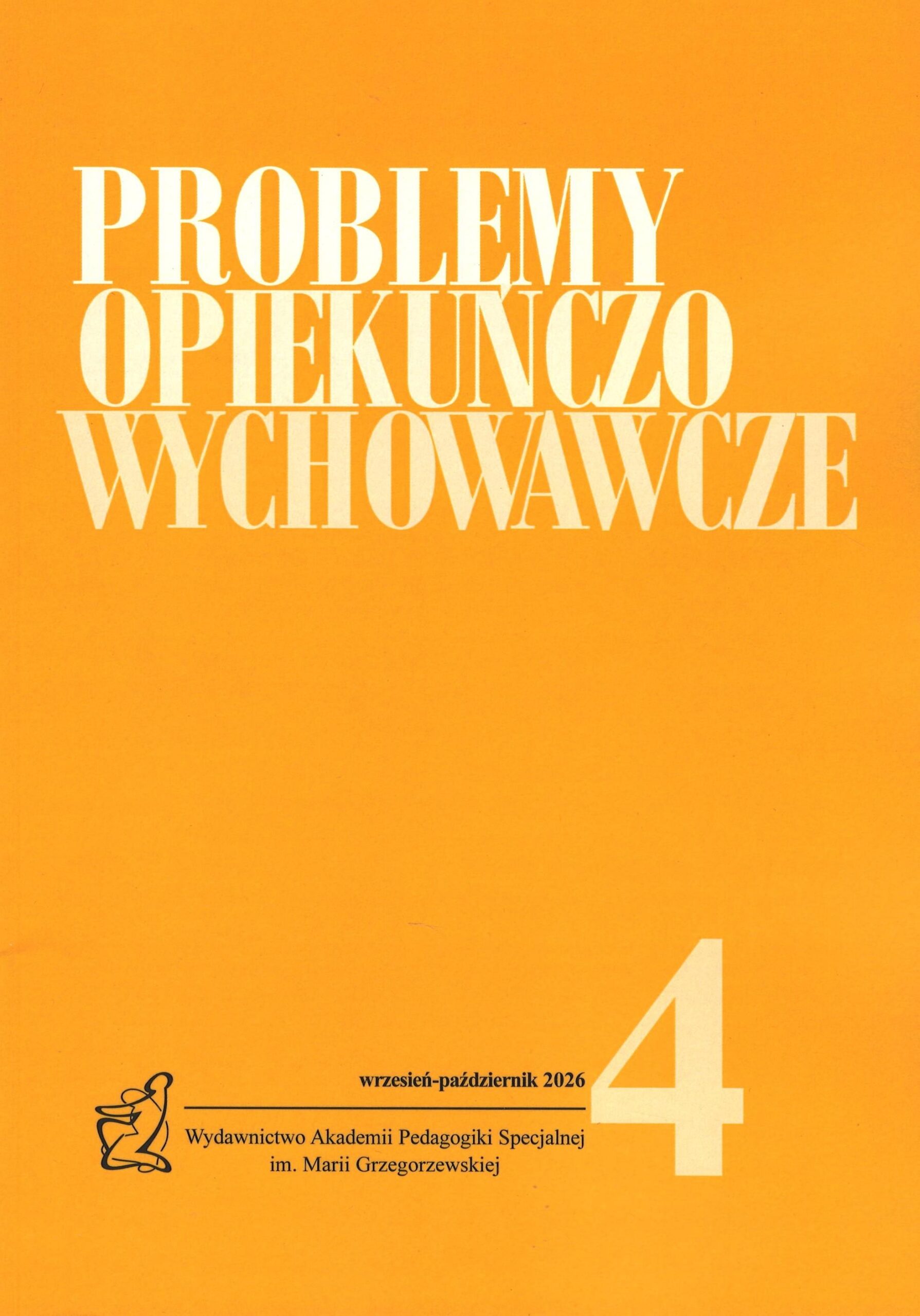 okładka czasopisma Problemy Opiekuńczo-