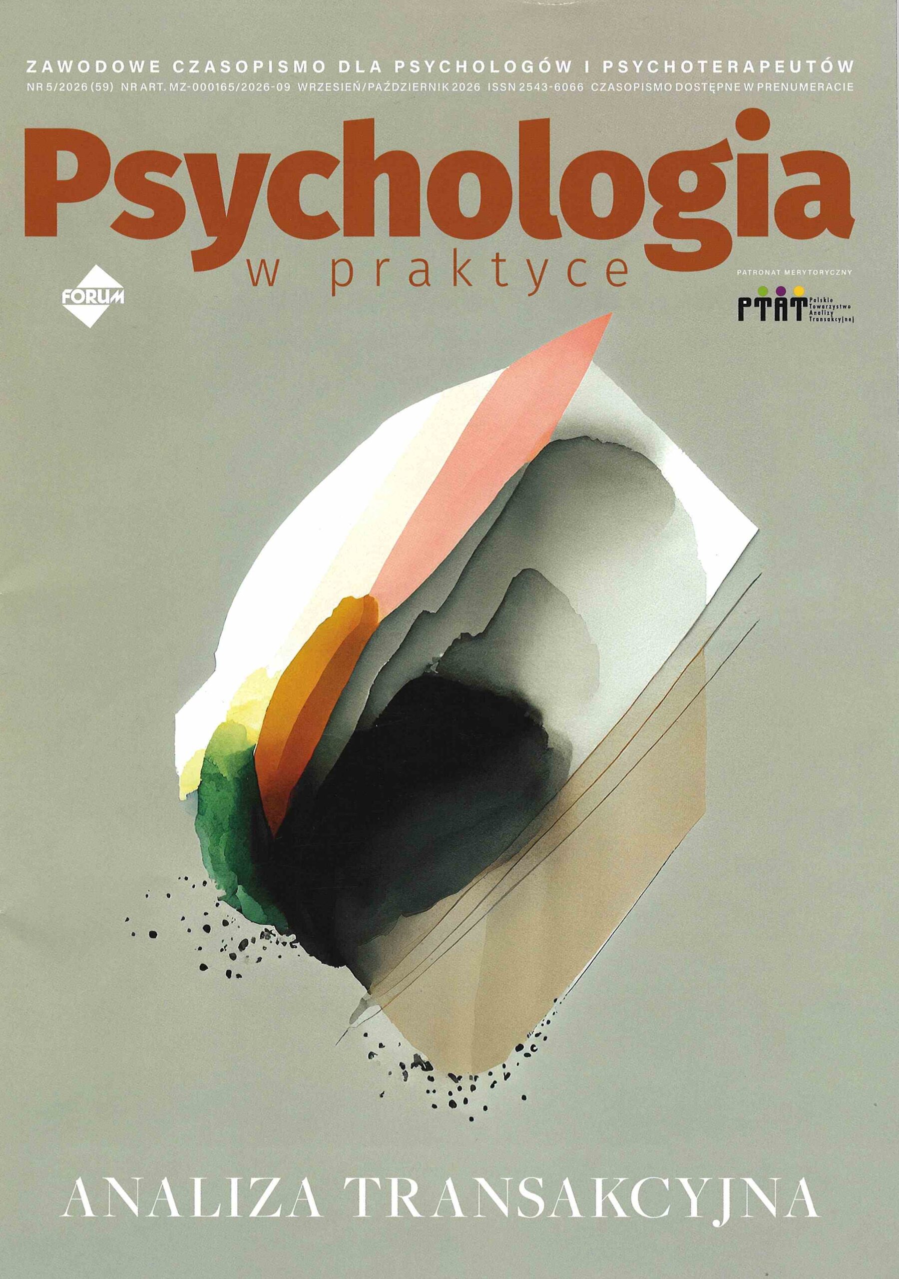 okładka czasopisma Psychologia w Praktyce nr 5/2026