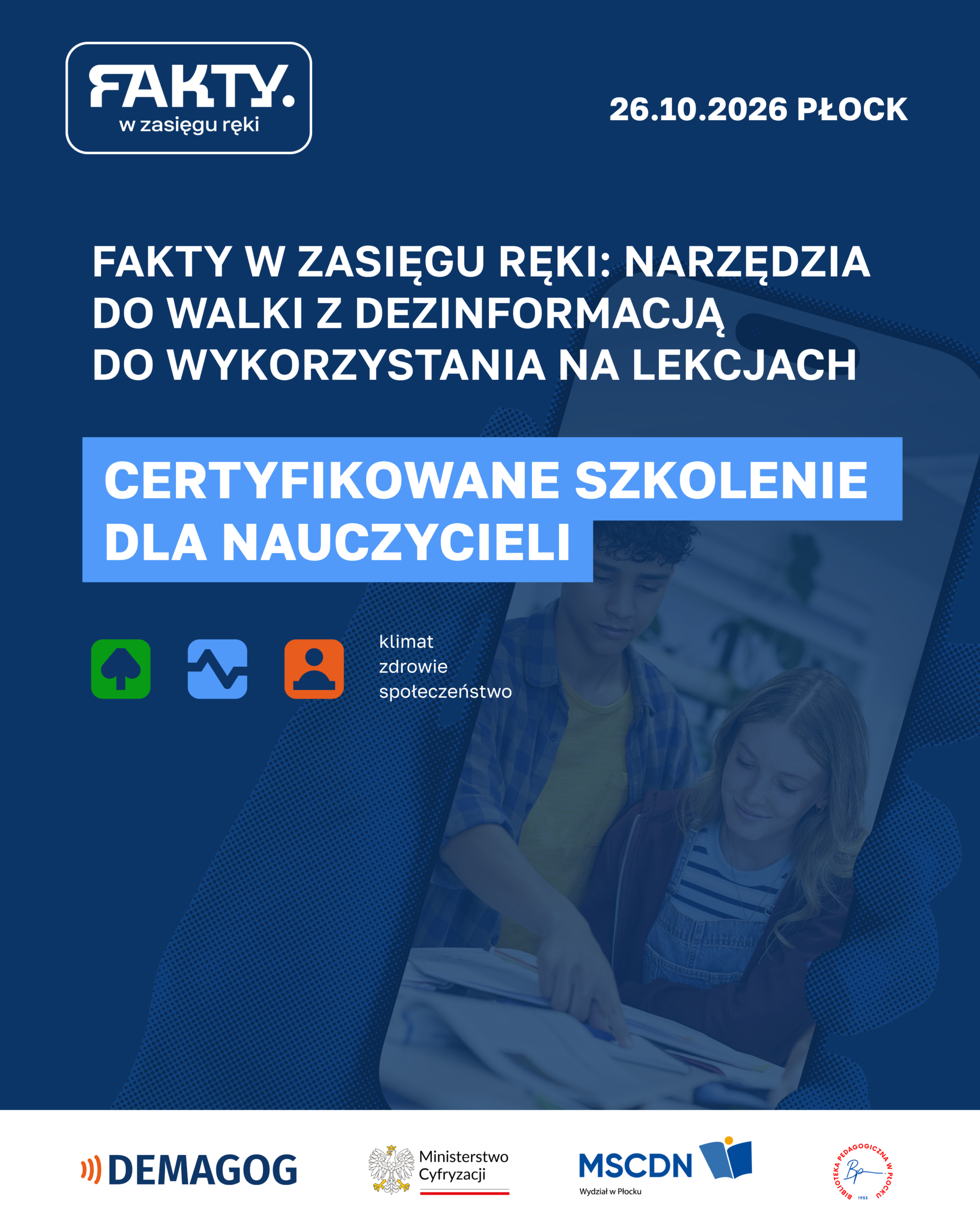 FAKTY W ZASIĘGU RĘKI: NARZĘDZIA DO WALKI Z DEZINFORMACJĄ DO WYKORZYSTANIA NA LEKCJACH - sieć TIK Cyfrowy Narzędziownik Nauczyciela
